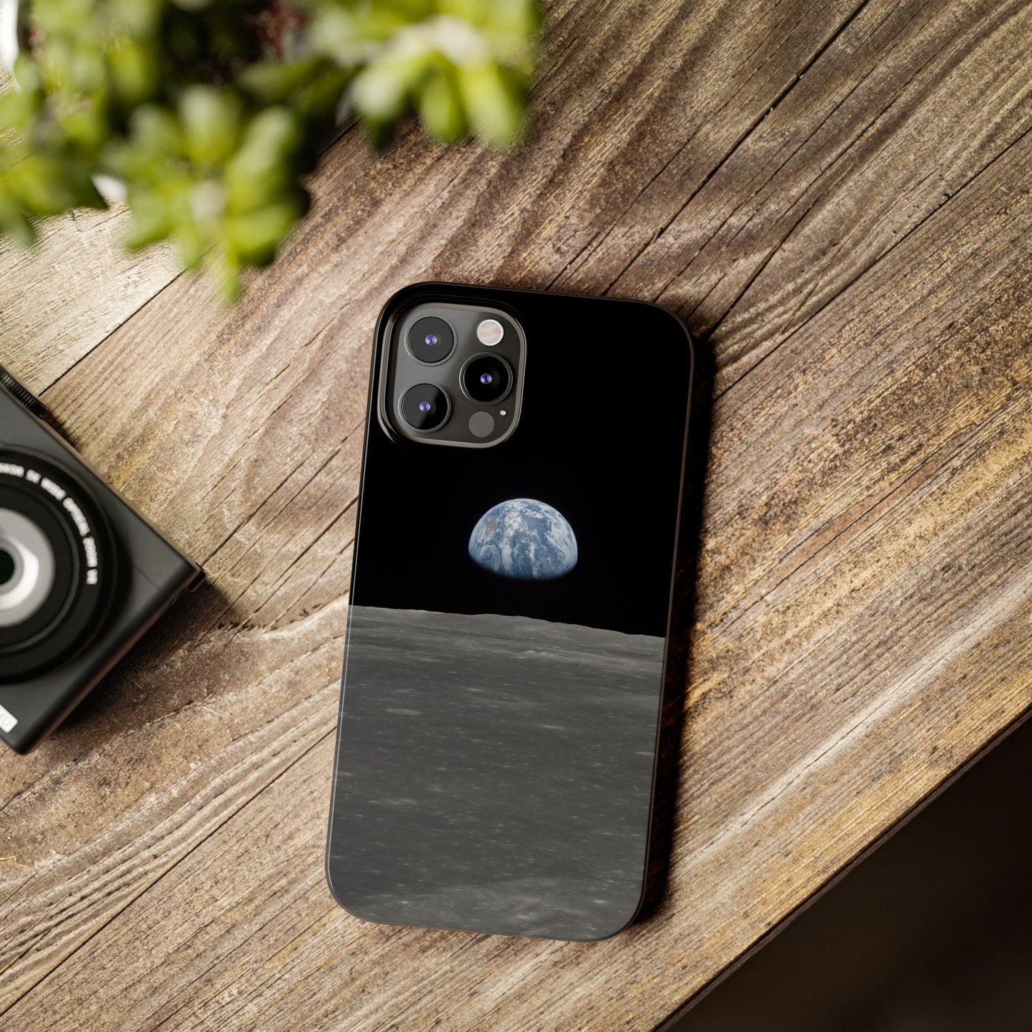 Blue Marble Earth from Moon Slim iPhone Cases