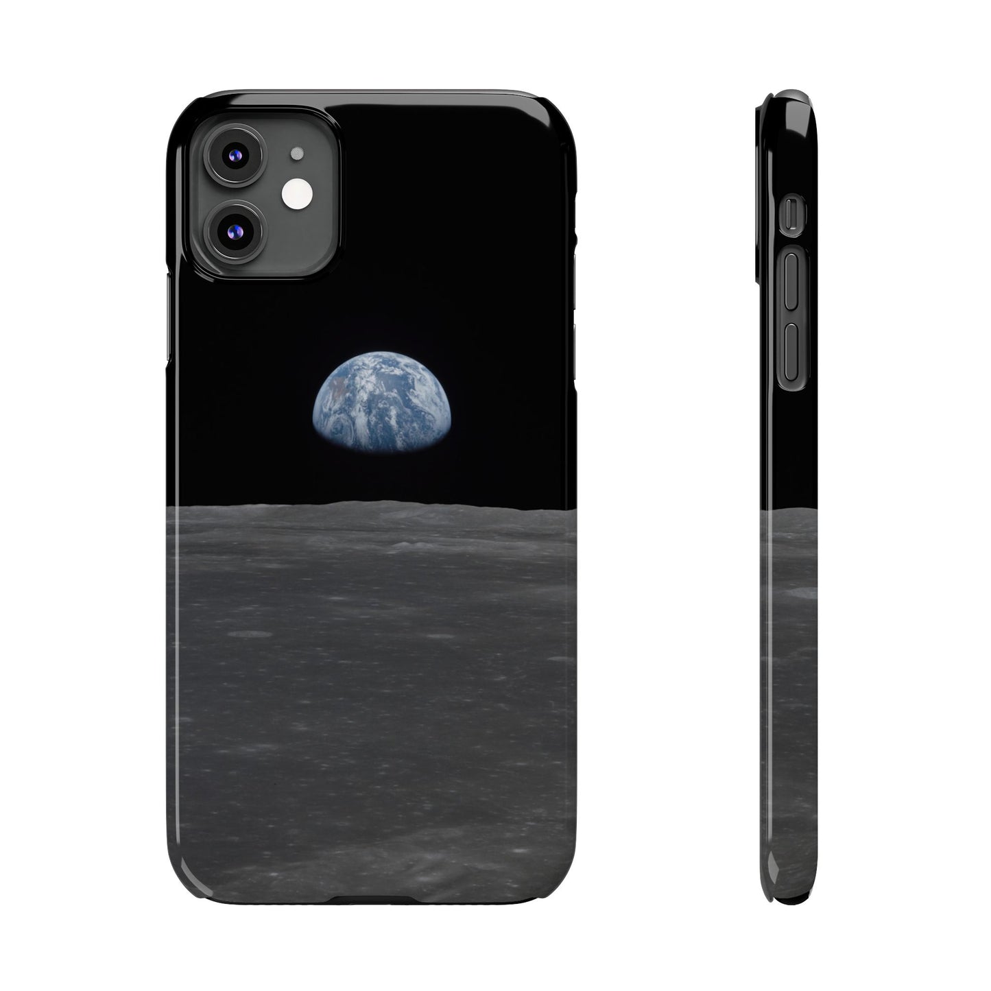 Blue Marble Earth from Moon Slim iPhone Cases
