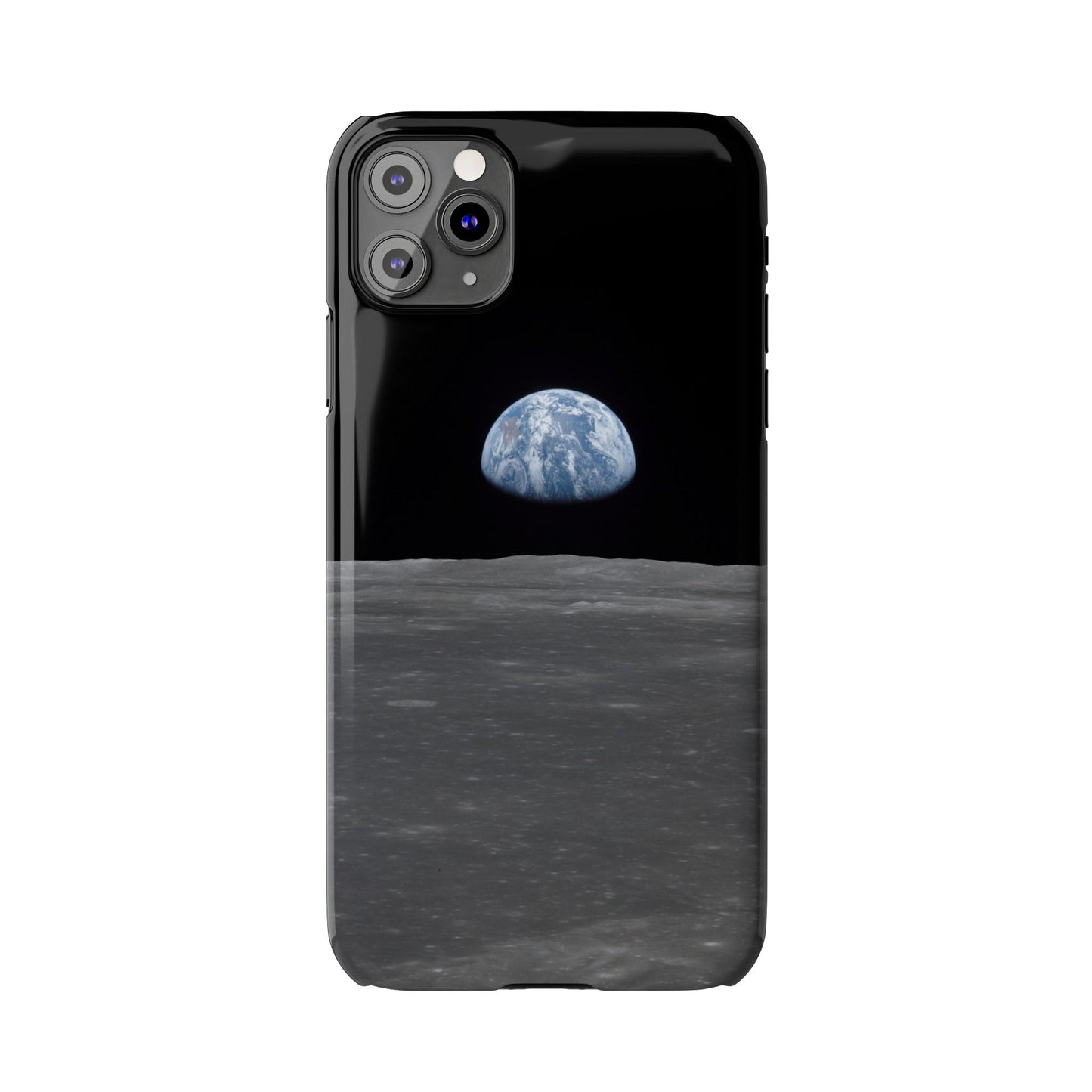 Blue Marble Earth from Moon Slim iPhone Cases