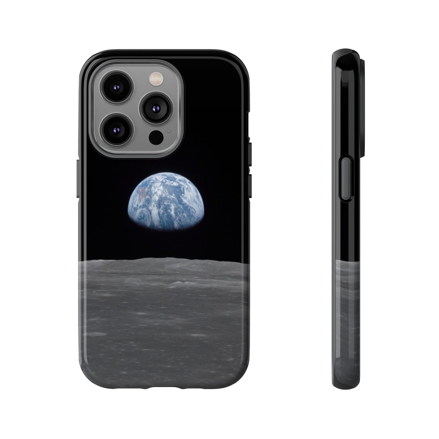 Earth From the Moon Tough Phone Case ~ iPhone Pixel Galaxy Apollo 11 Mission Outer Space Exploration NASA Astronauts Science Teacher Gift