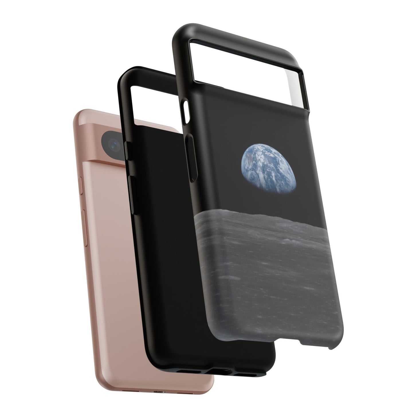 Earth From the Moon Tough Phone Case ~ iPhone Pixel Galaxy Apollo 11 Mission Outer Space Exploration NASA Astronauts Science Teacher Gift