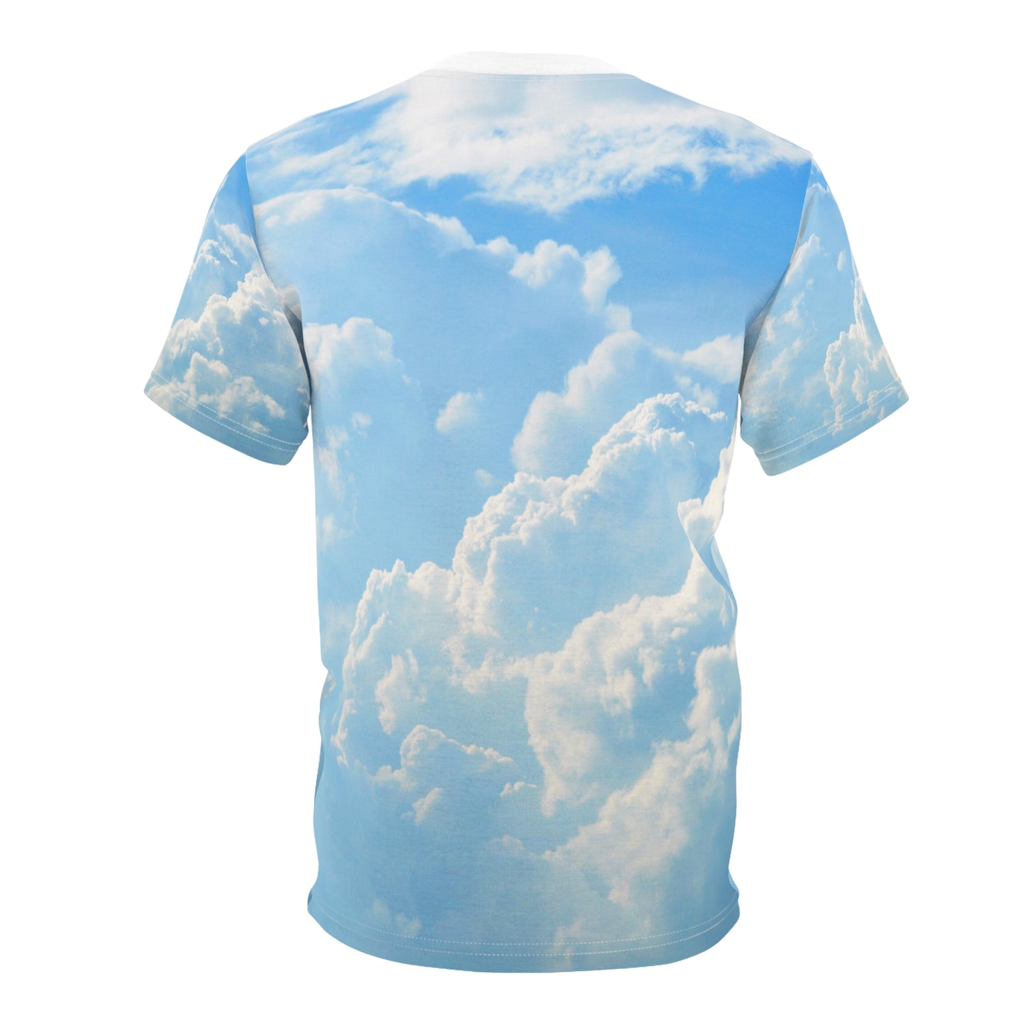 Clouds Shirt Unisex Cut & Sew Tee - Cosmic Space Design T-Shirt