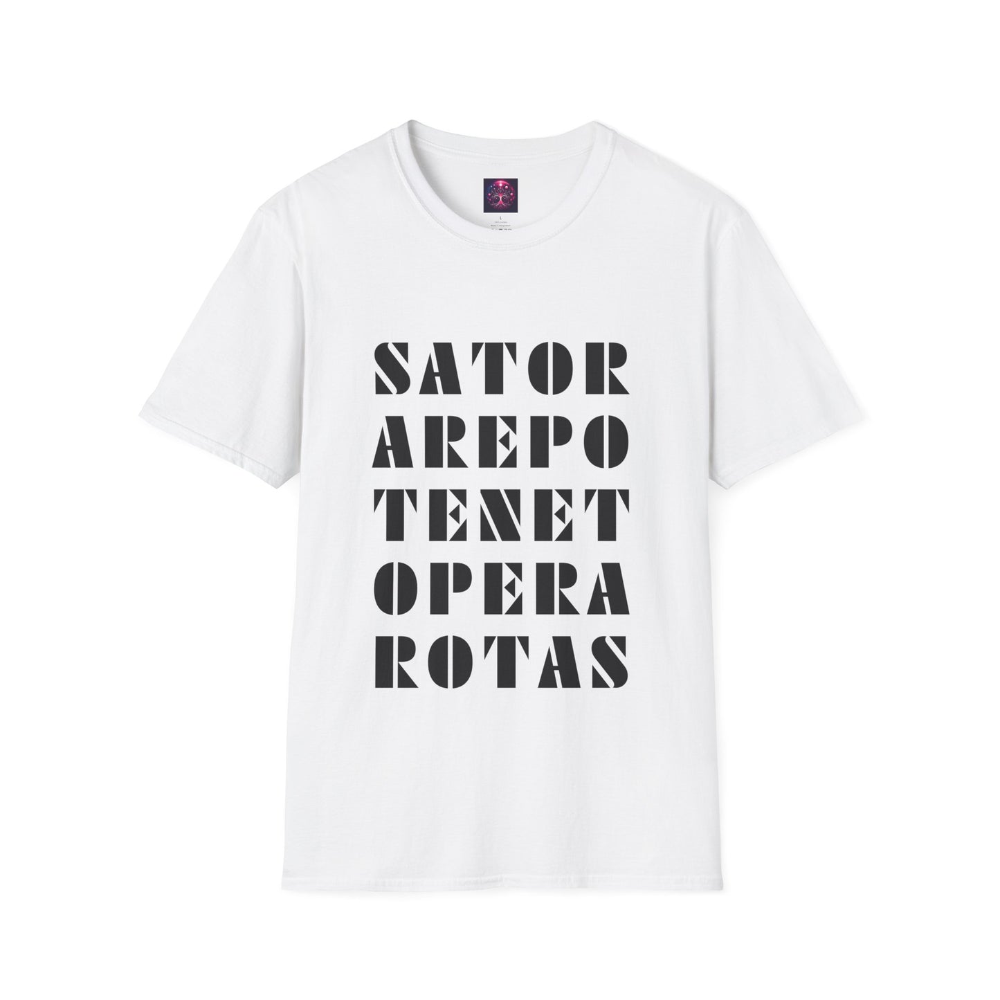 Sator Arepo Tenet Opera Rotas T Shirt ~ Ancient Mystery Latin Palindrome Pompeii Meme Secret History Magic Templar Square Rune Charm Gift