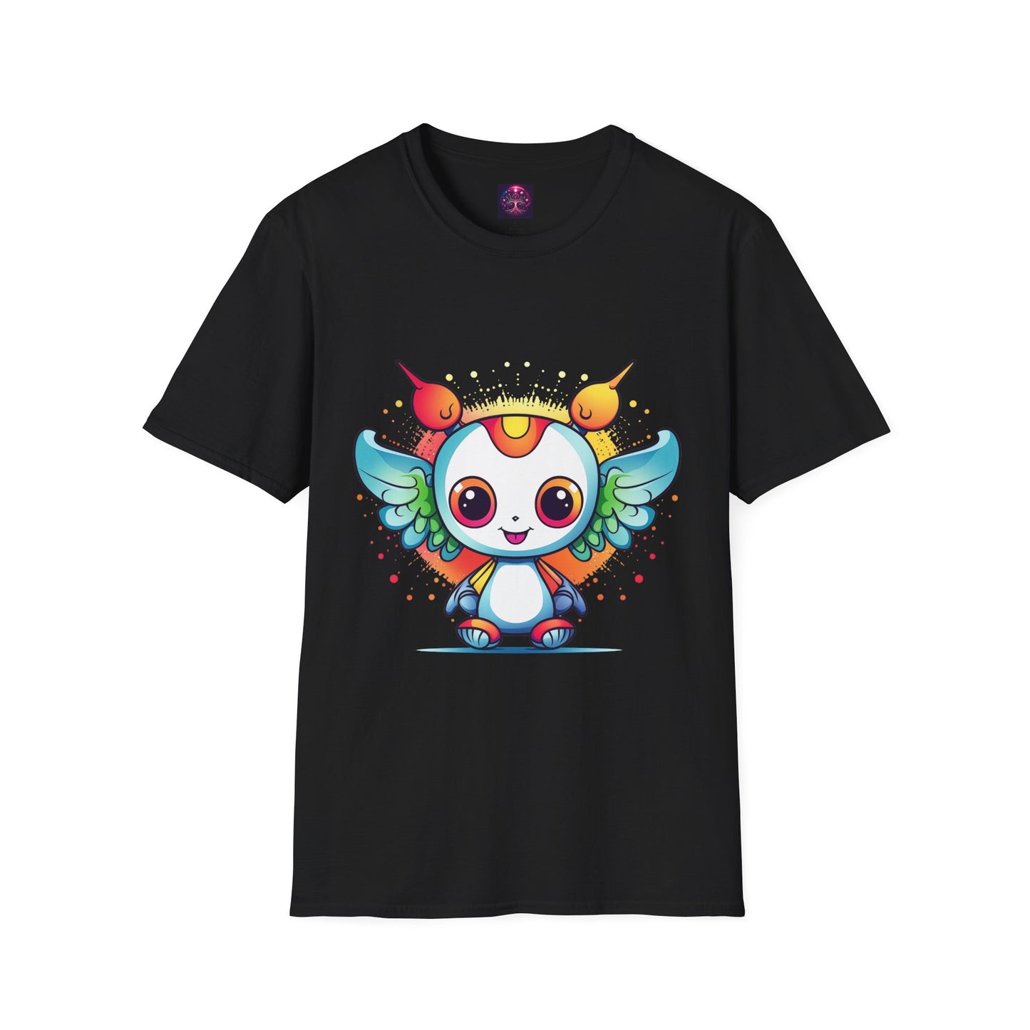 Cute Anime Alien Angel T Shirt ~ Cartoon Alien Gift Friendly Extraterrestrial Creature UFOs UAP Flying Saucer Abduction But Make It Adorable