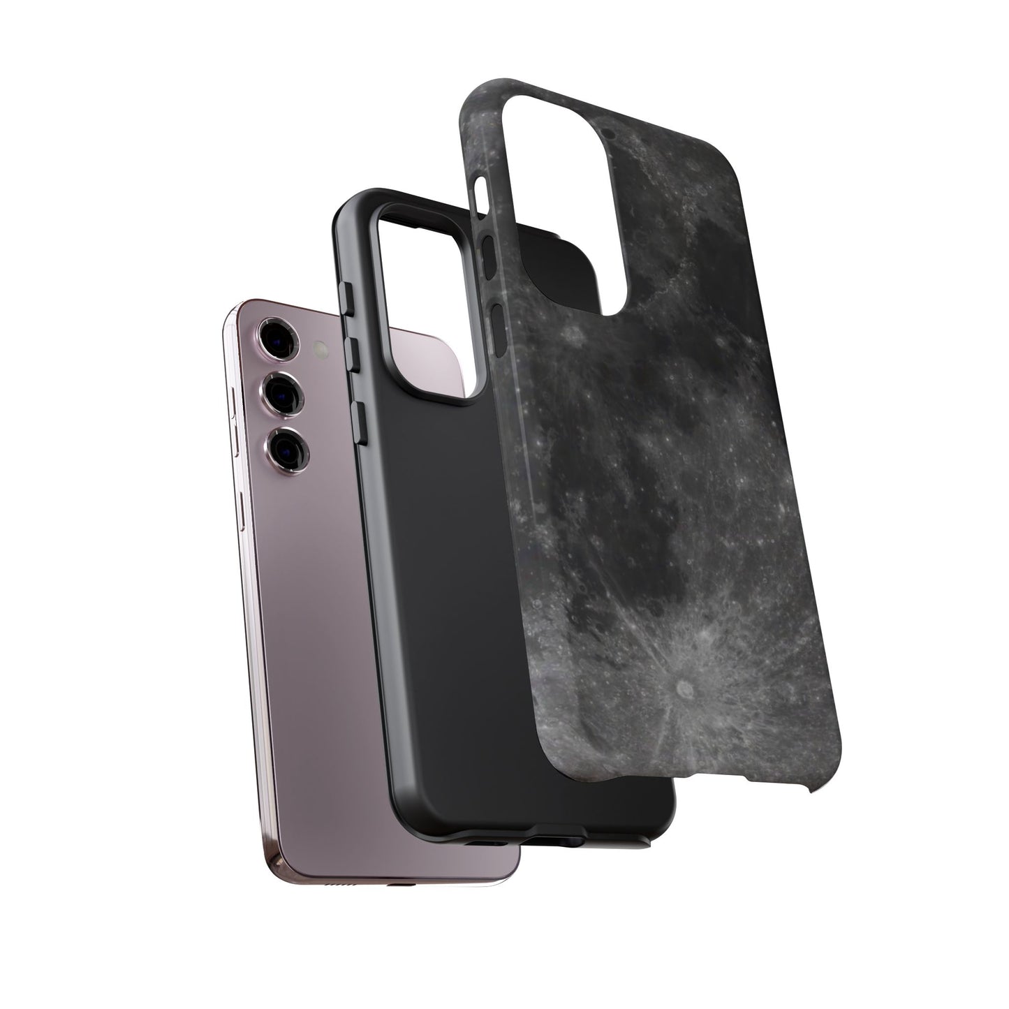 Moon Surface Tough Phone Case ~ iPhone Pixel Galaxy Rugged Protective