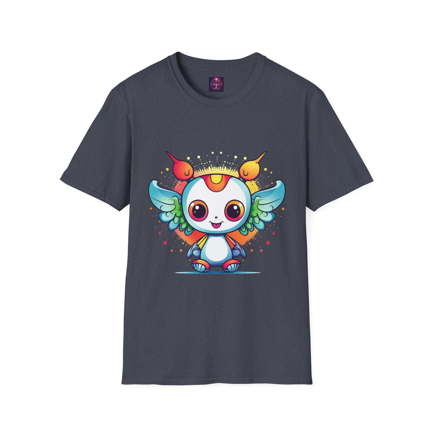 Cute Anime Alien Angel T Shirt ~ Cartoon Alien Gift Friendly Extraterrestrial Creature UFOs UAP Flying Saucer Abduction But Make It Adorable