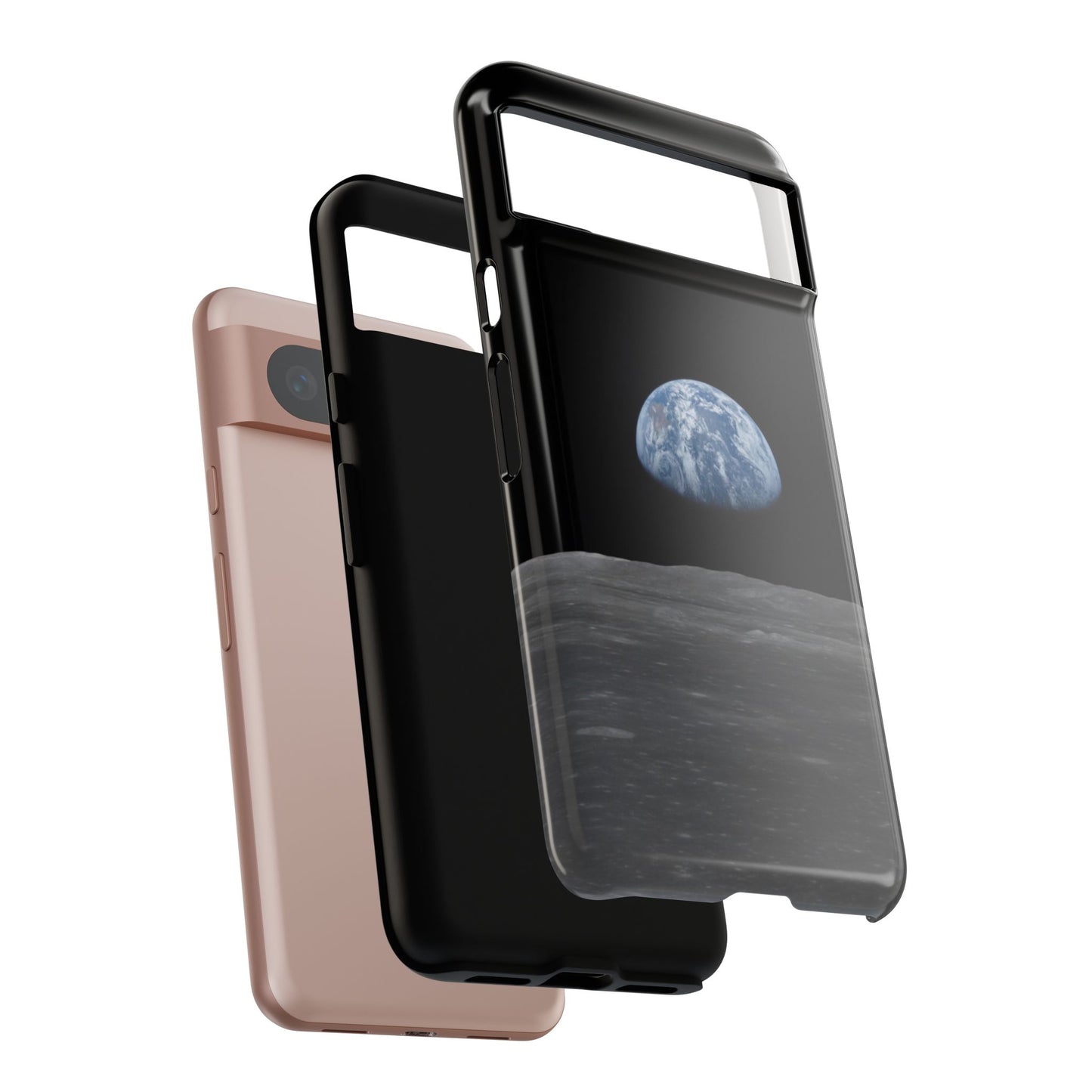 Earth From the Moon Tough Phone Case ~ iPhone Pixel Galaxy Apollo 11 Mission Outer Space Exploration NASA Astronauts Science Teacher Gift