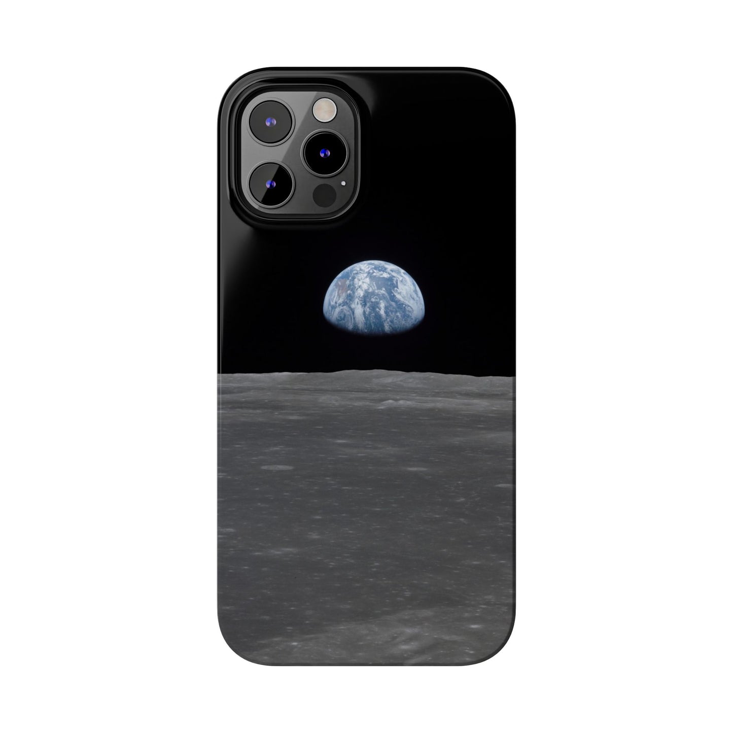 Blue Marble Earth from Moon Slim iPhone Cases