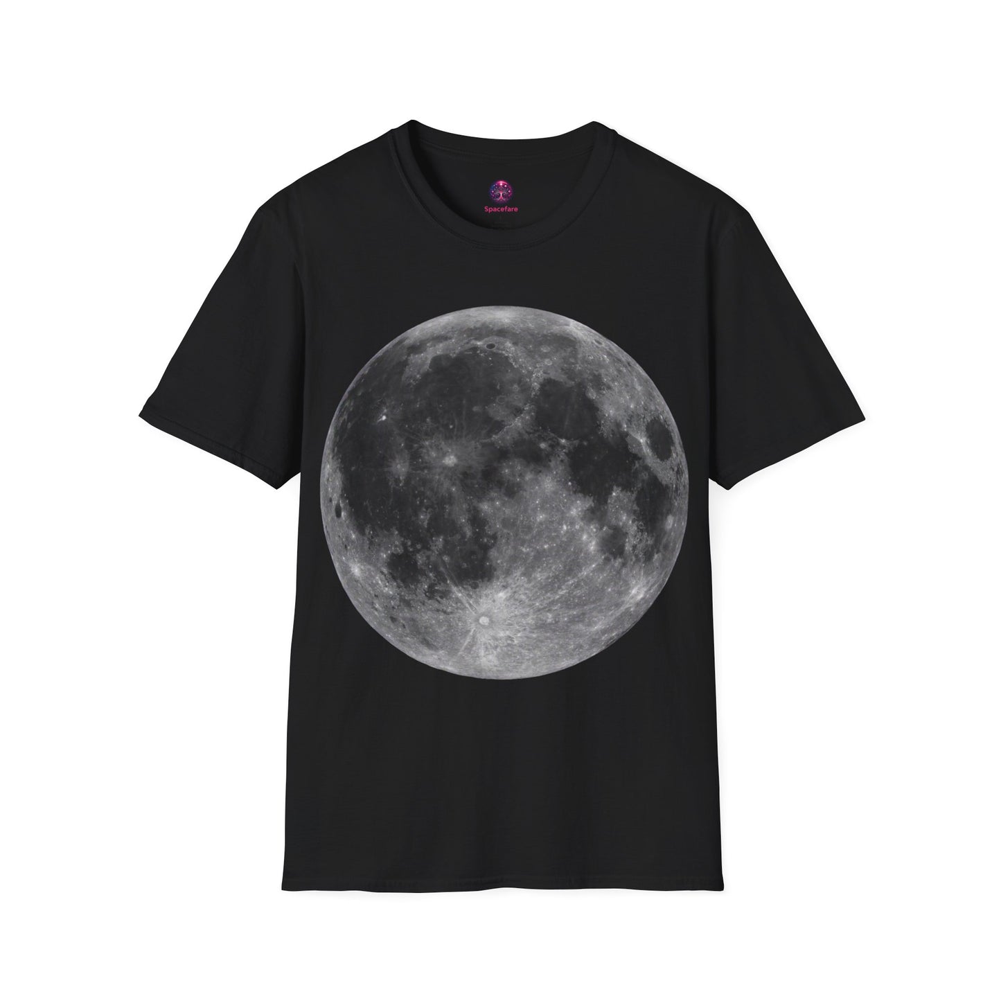 Moon Shirt ~ Astrophysics Science Shirt Space Tee Lunar Surface Full Moon Large