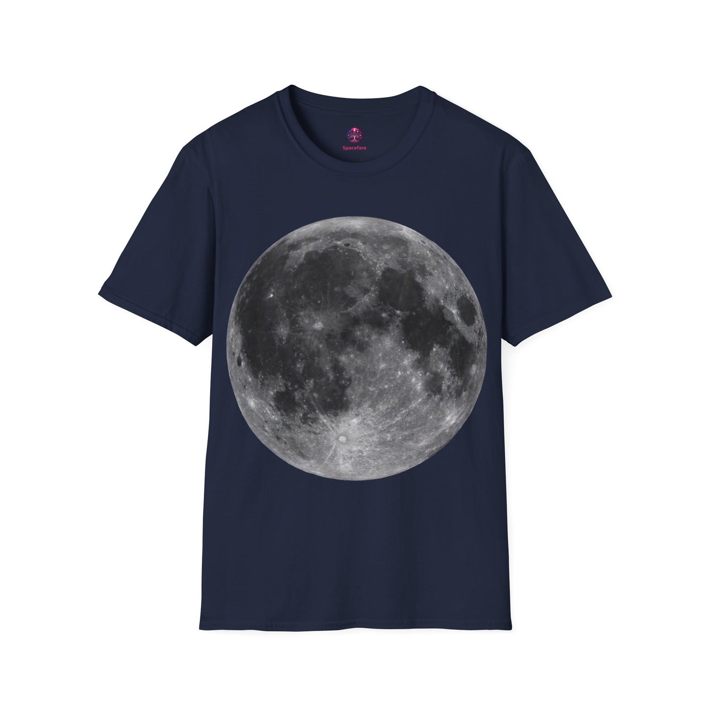 Moon Shirt ~ Astrophysics Science Shirt Space Tee Lunar Surface Full Moon Large