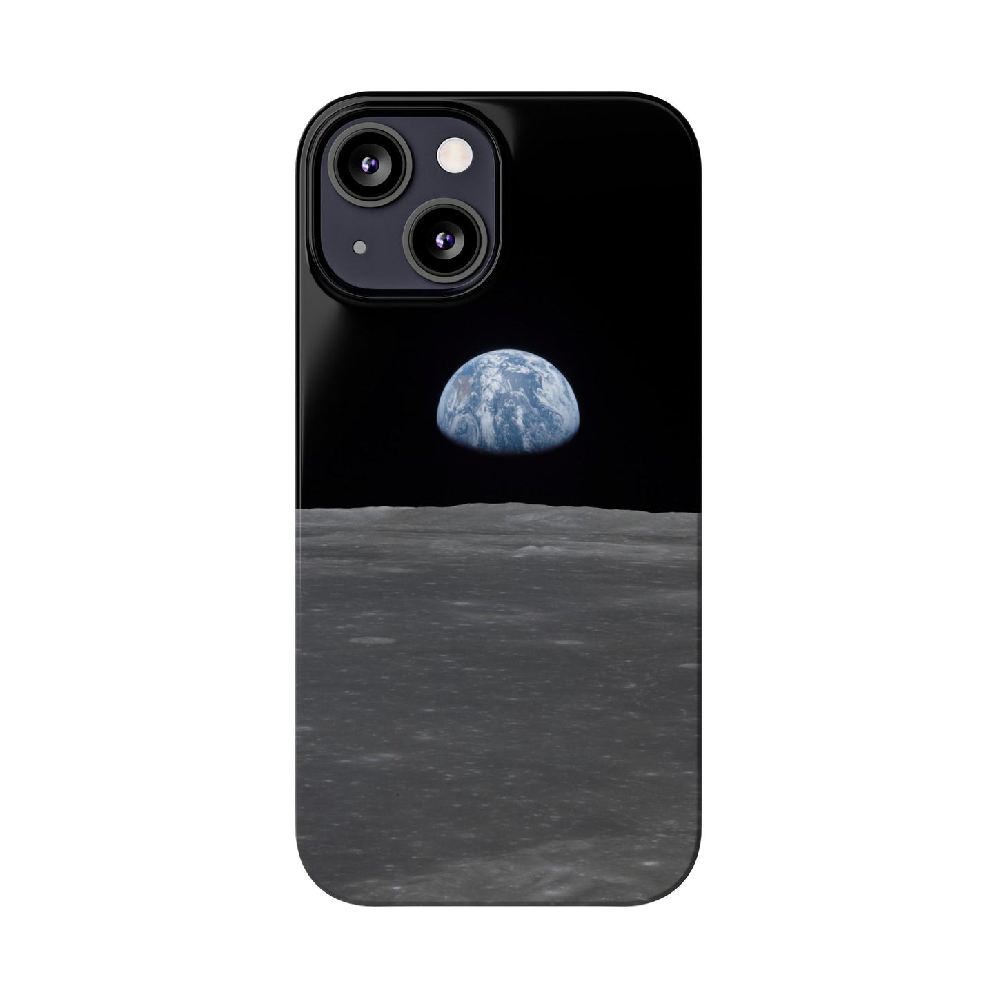 Blue Marble Earth from Moon Slim iPhone Cases