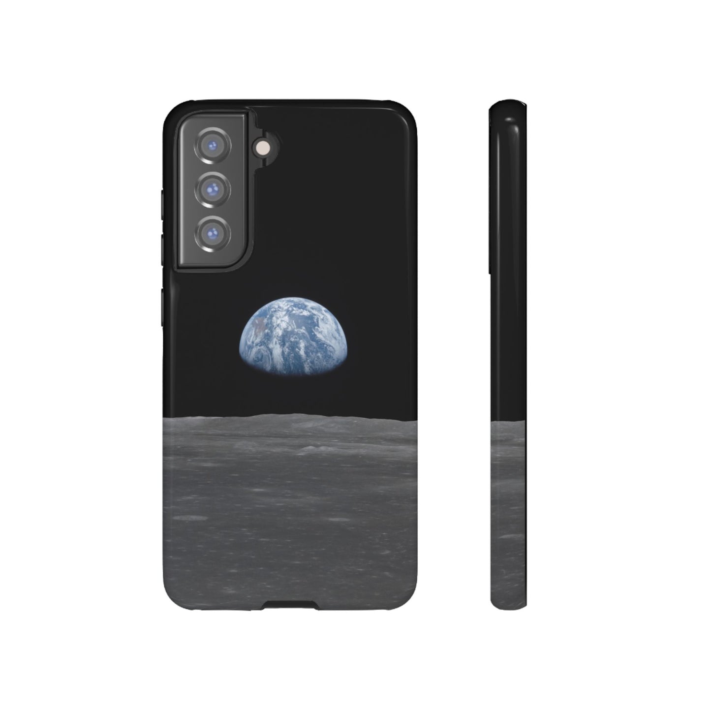 Earth From the Moon Tough Phone Case ~ iPhone Pixel Galaxy Apollo 11 Mission Outer Space Exploration NASA Astronauts Science Teacher Gift