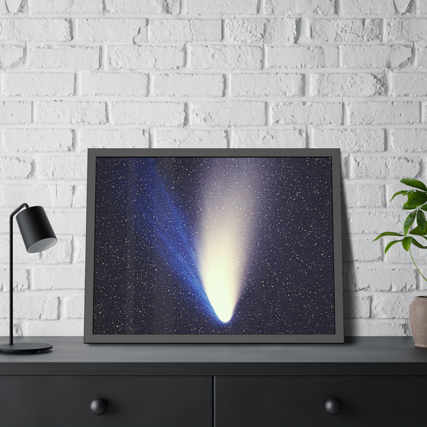 Comet Hale-Bopp Framed Paper Poster