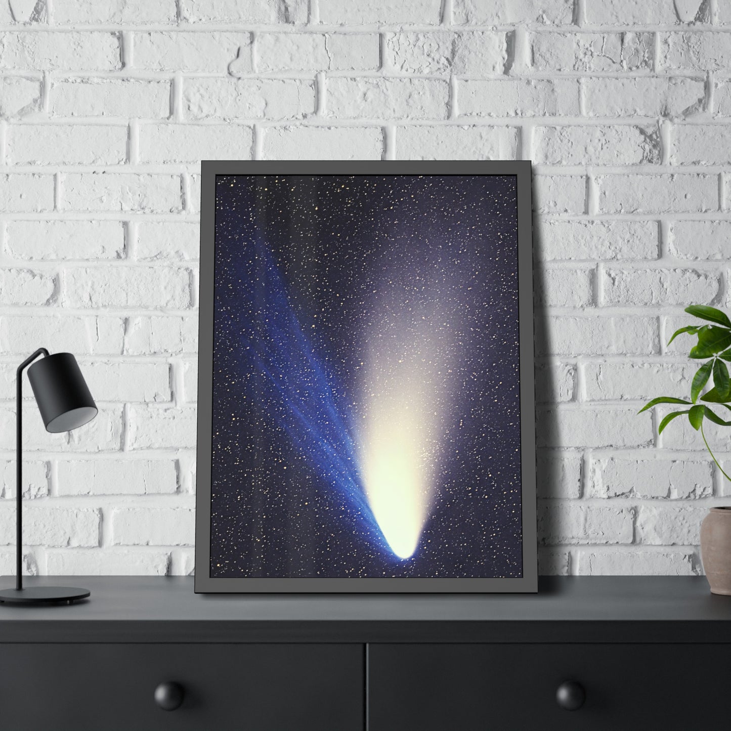 Comet Hale-Bopp Framed Paper Poster