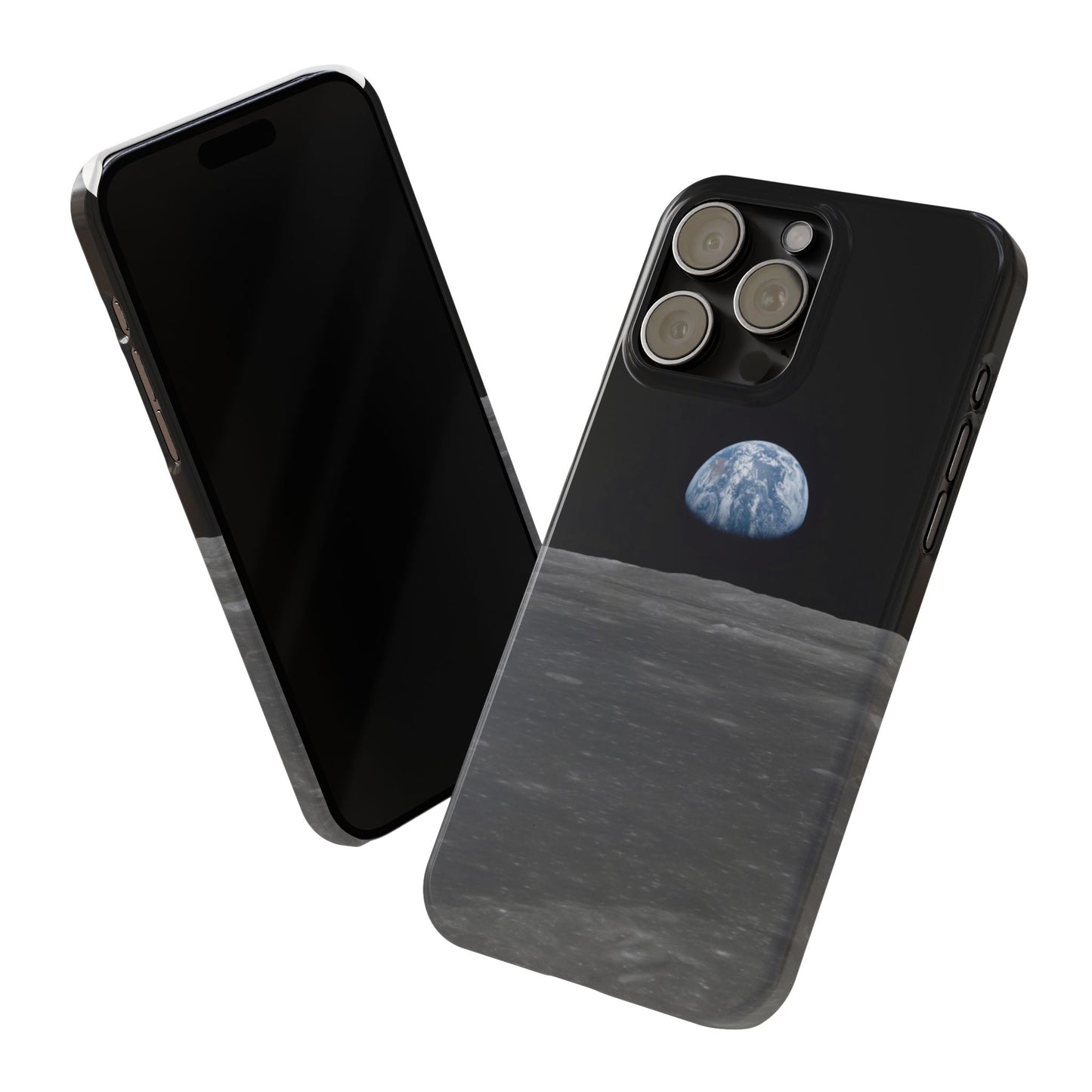 Blue Marble Earth from Moon Slim iPhone Cases