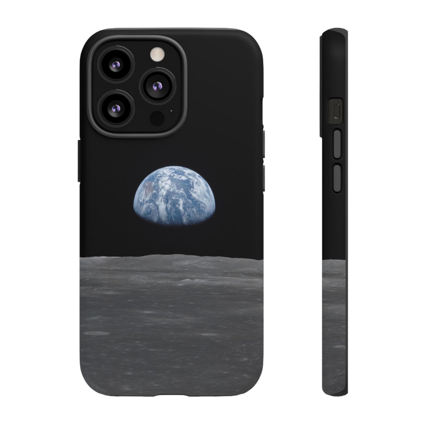 Earth From the Moon Tough Phone Case ~ iPhone Pixel Galaxy Apollo 11 Mission Outer Space Exploration NASA Astronauts Science Teacher Gift