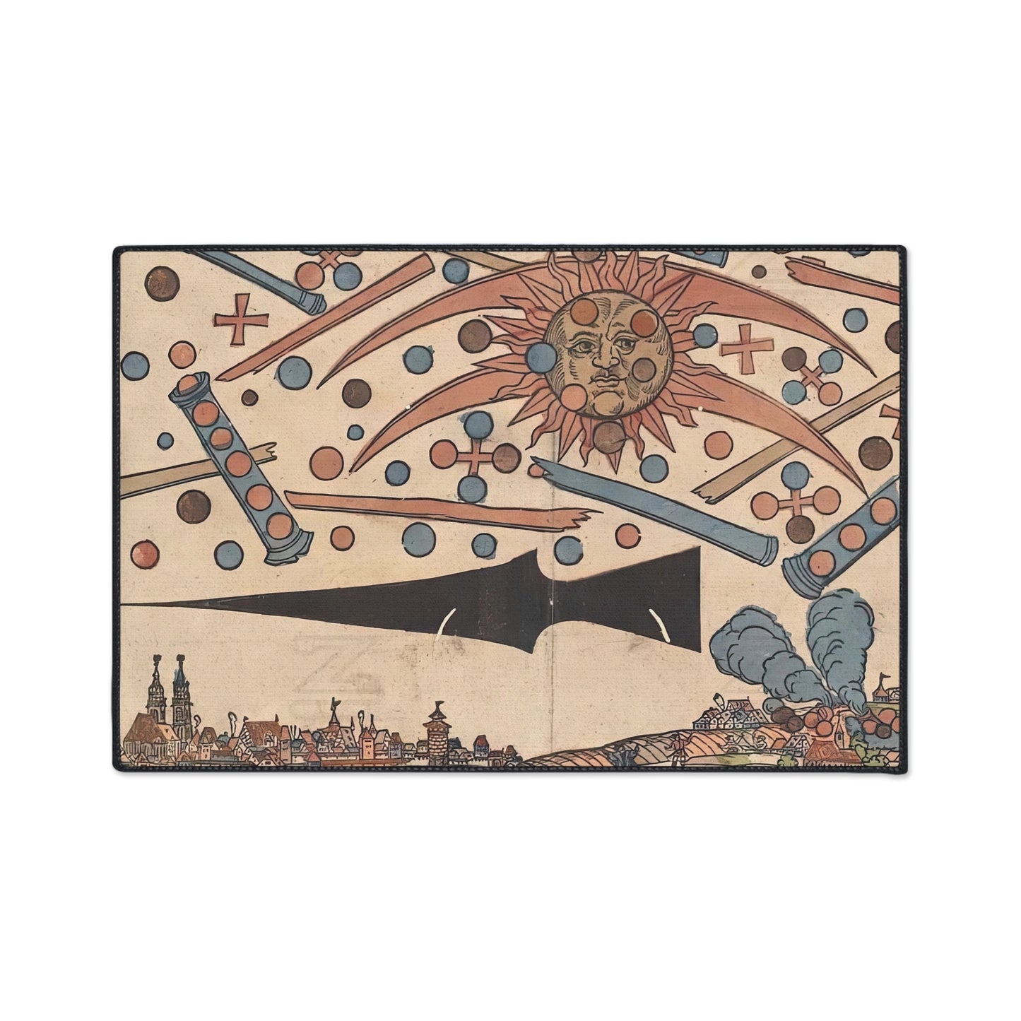 Middle Ages UFO Battle Heavy Duty Floor Mat