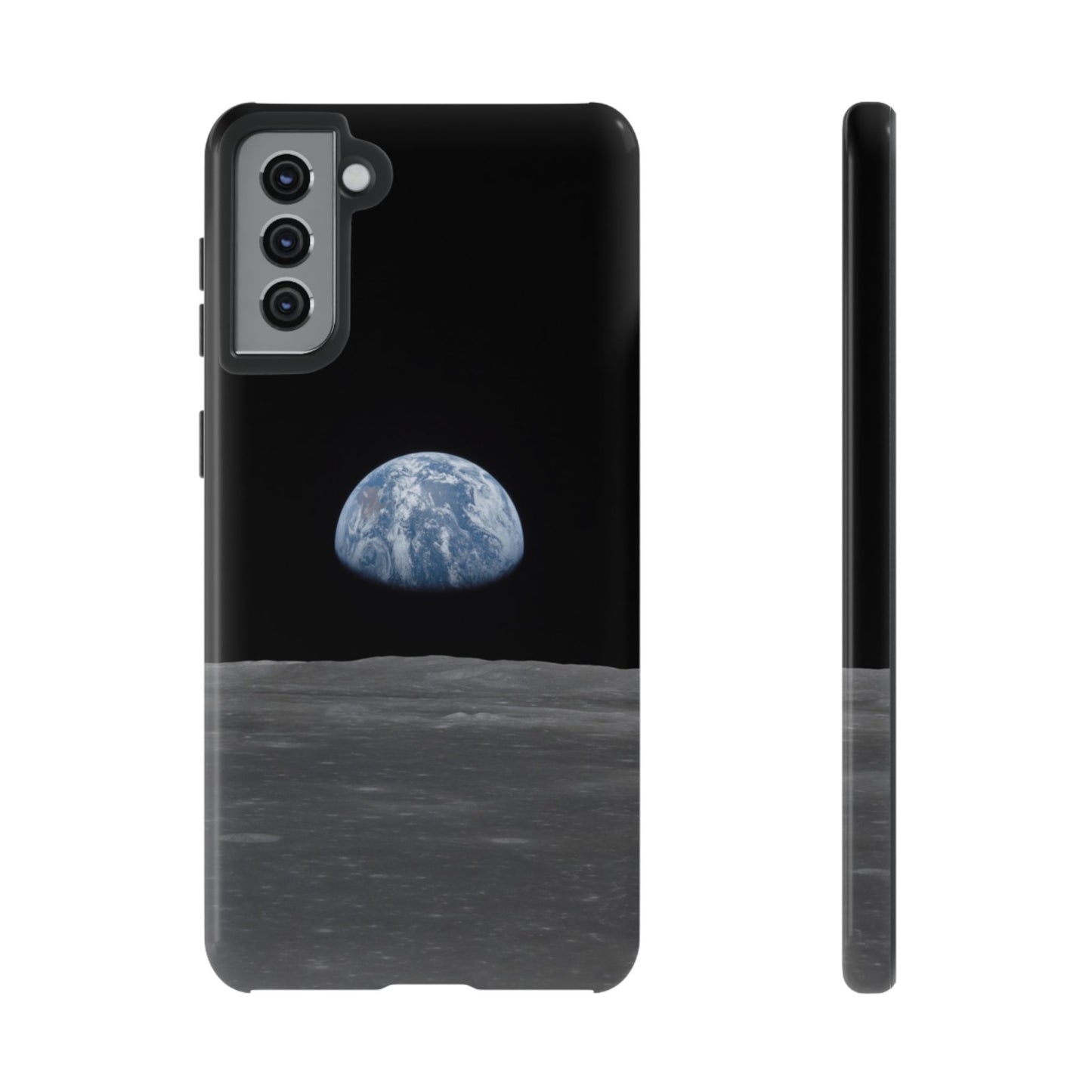 Earth From the Moon Tough Phone Case ~ iPhone Pixel Galaxy Apollo 11 Mission Outer Space Exploration NASA Astronauts Science Teacher Gift