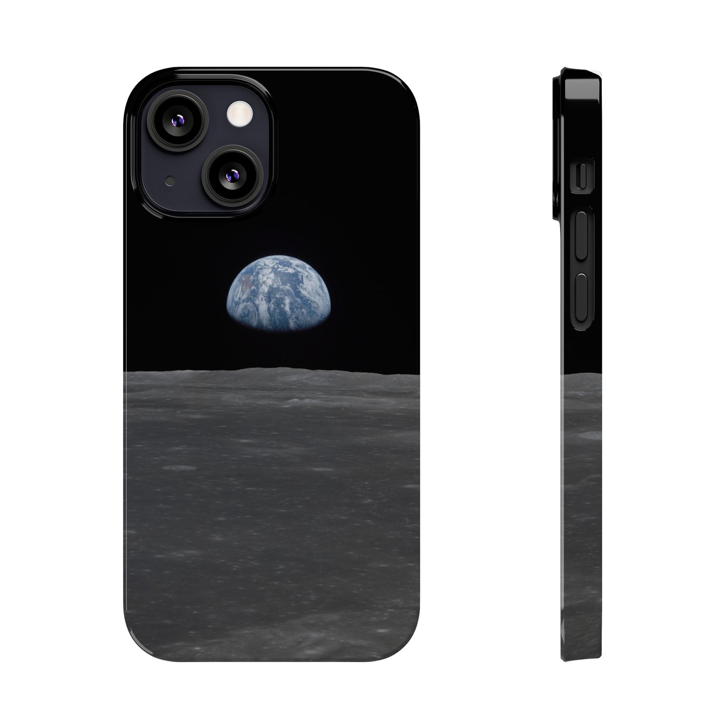 Blue Marble Earth from Moon Slim iPhone Cases