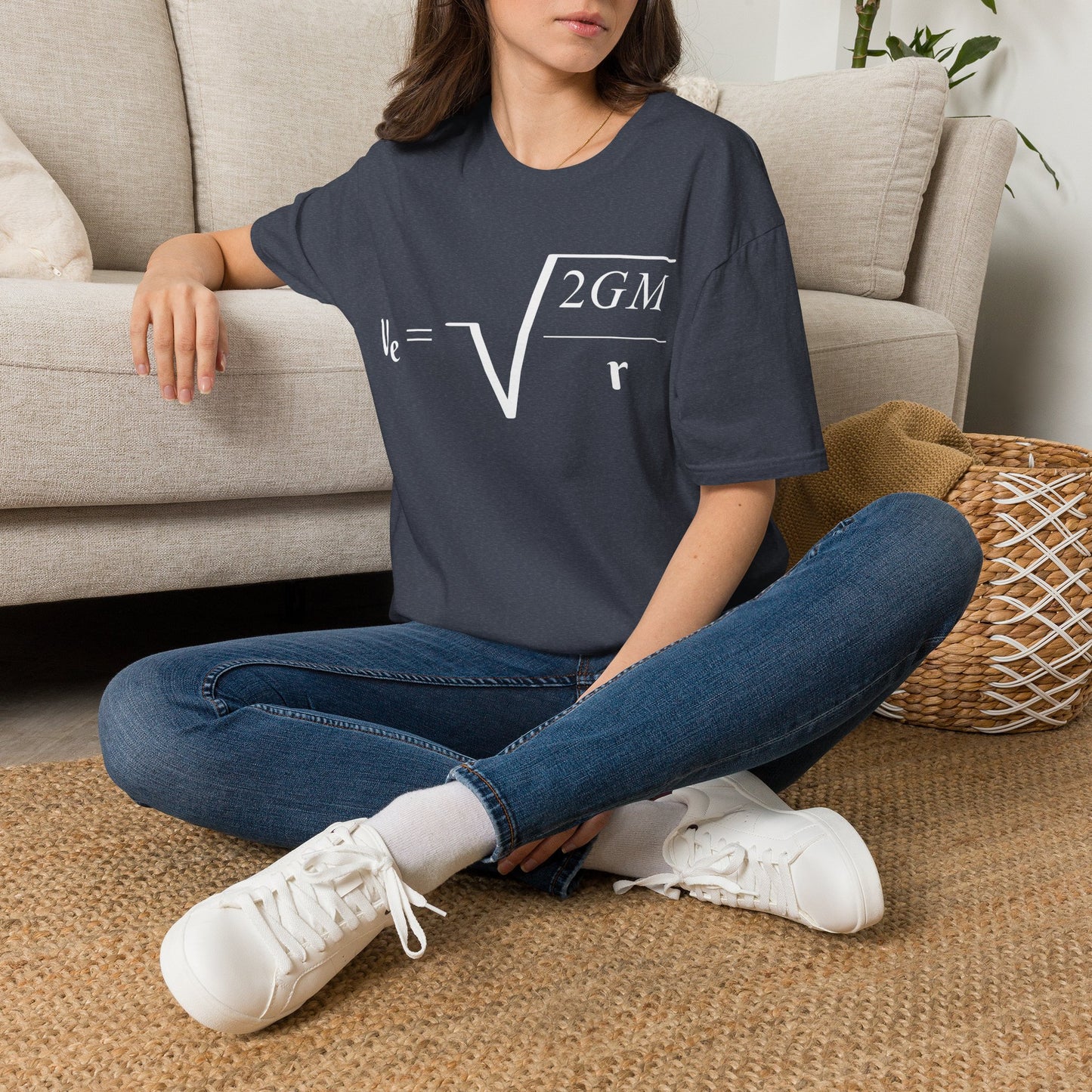 Escape Velocity ~ Unisex Softstyle T-Shirt, Astronomical Equation