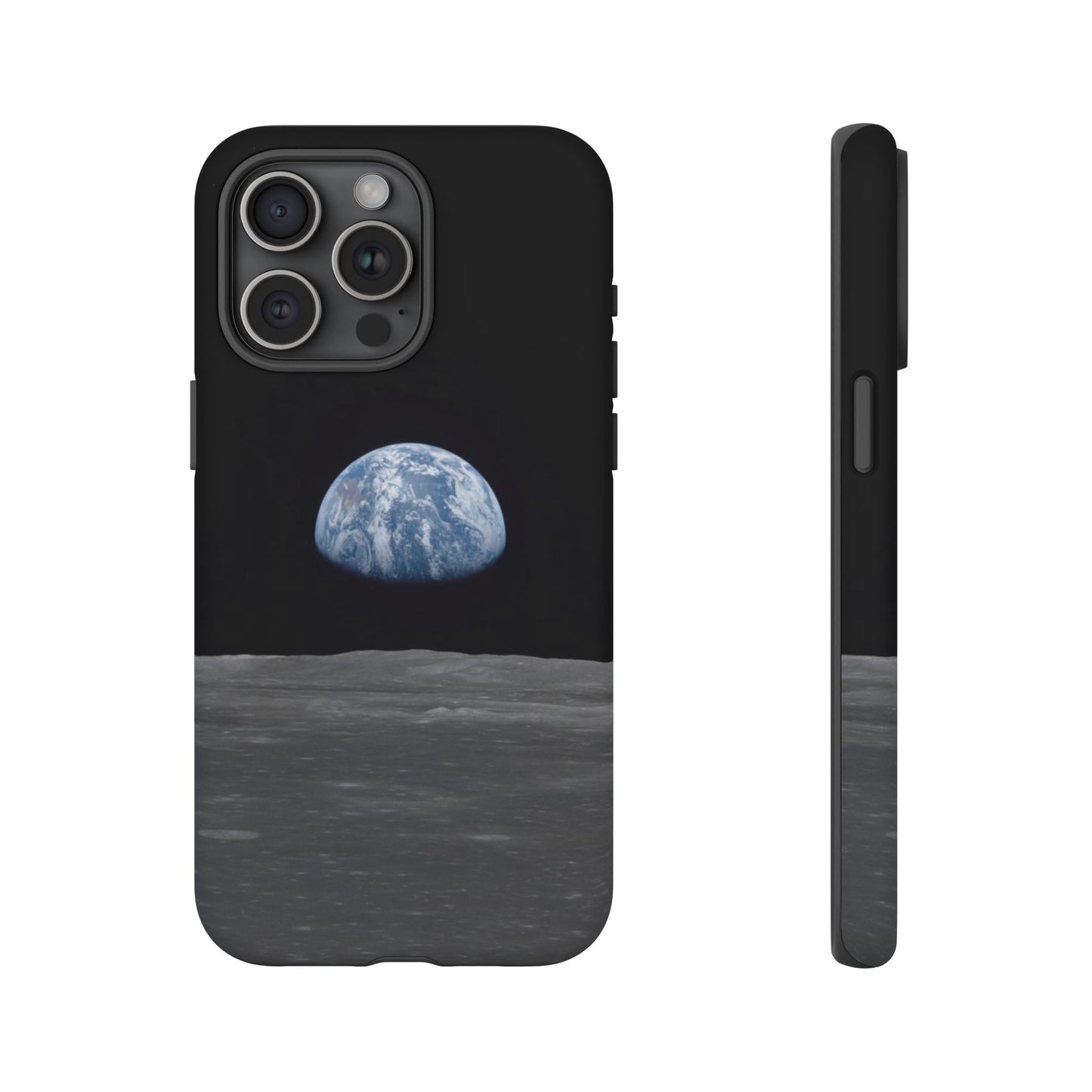 Earth From the Moon Tough Phone Case ~ iPhone Pixel Galaxy Apollo 11 Mission Outer Space Exploration NASA Astronauts Science Teacher Gift