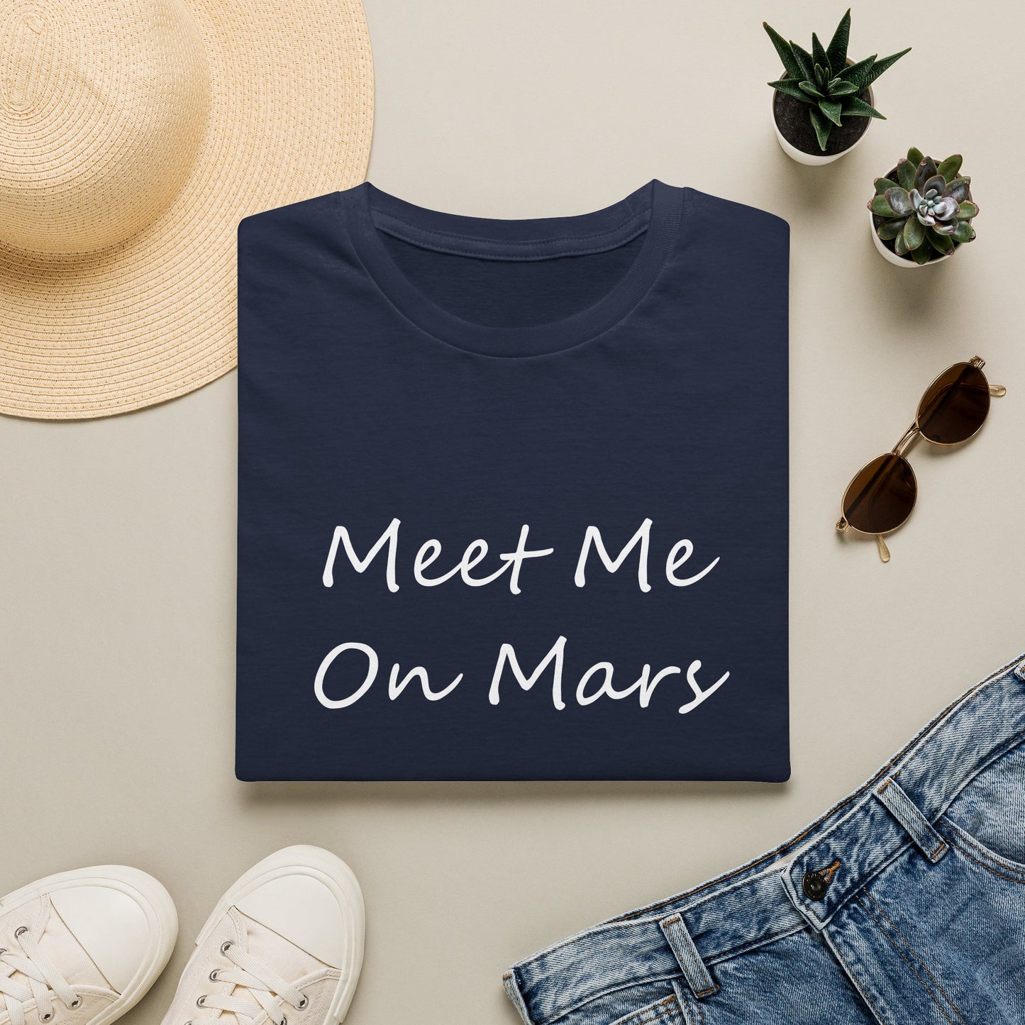 Meet Me On Mars, Unisex Softstyle T-Shirt