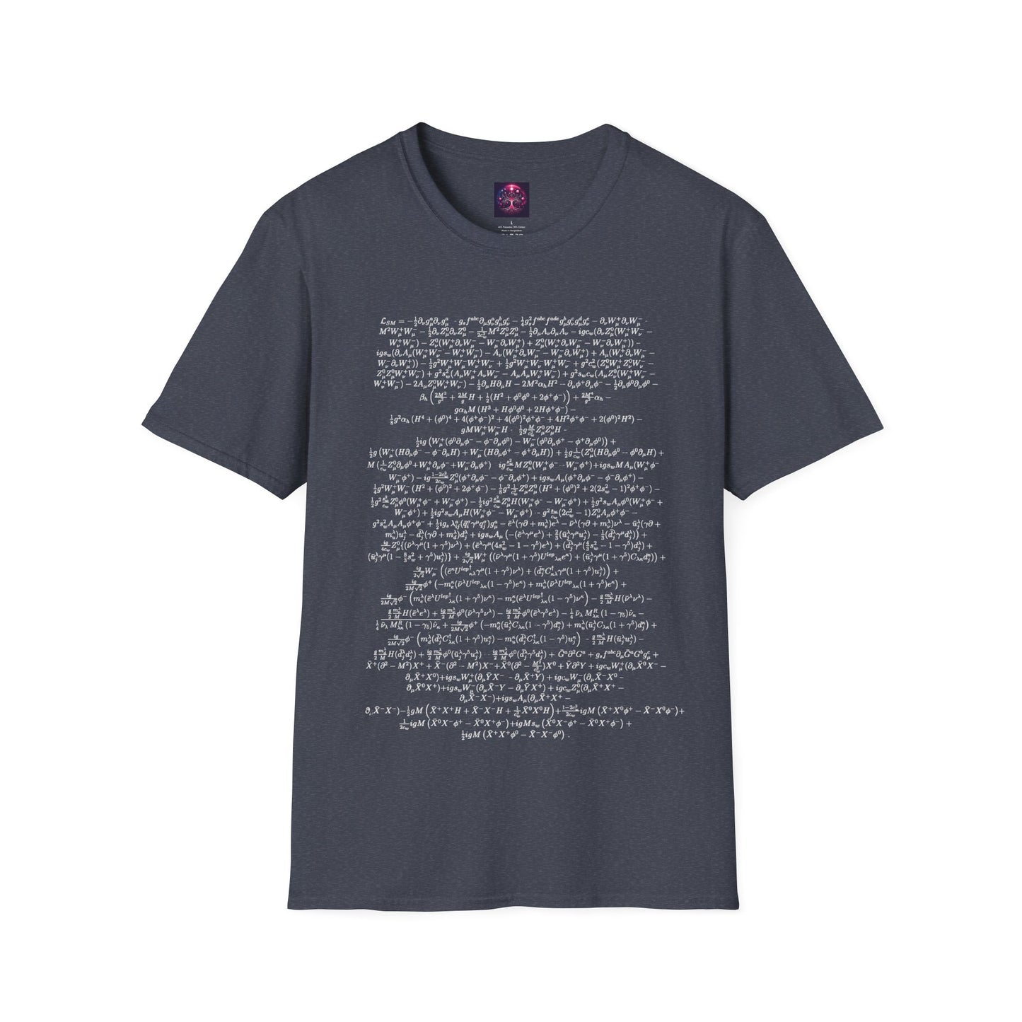 Standard Model Equation T Shirt ~ Particle Physics Quantum Mechanics Calculation Einstein Feynman Science Teacher Gift Nerdcore Quarks Boson