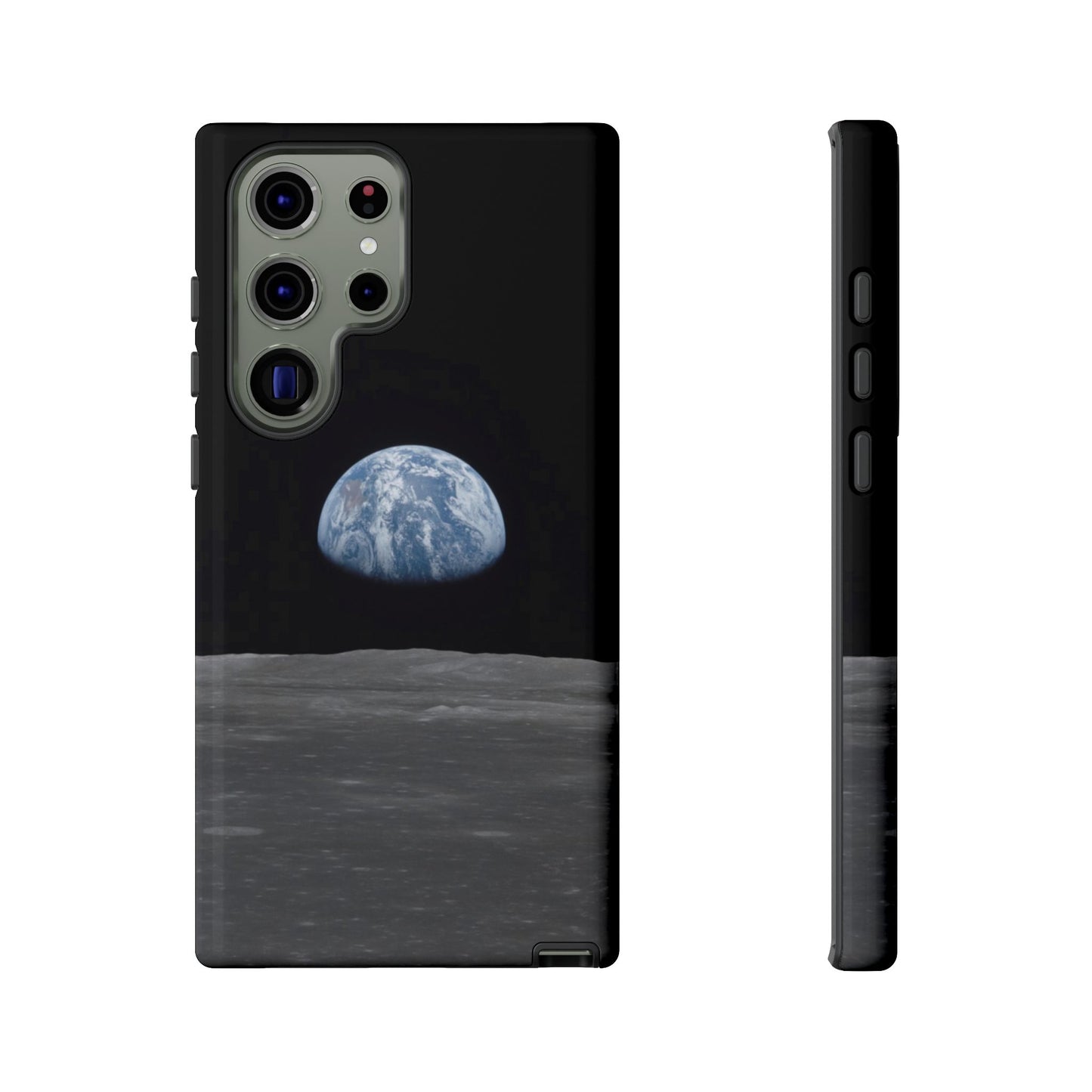 Earth From the Moon Tough Phone Case ~ iPhone Pixel Galaxy Apollo 11 Mission Outer Space Exploration NASA Astronauts Science Teacher Gift