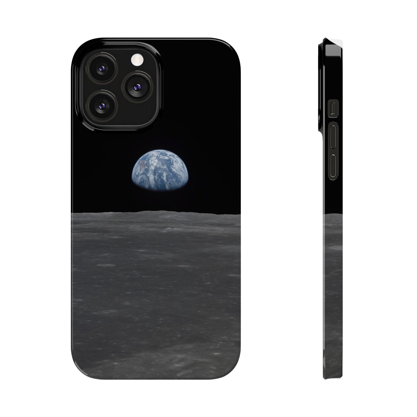 Blue Marble Earth from Moon Slim iPhone Cases