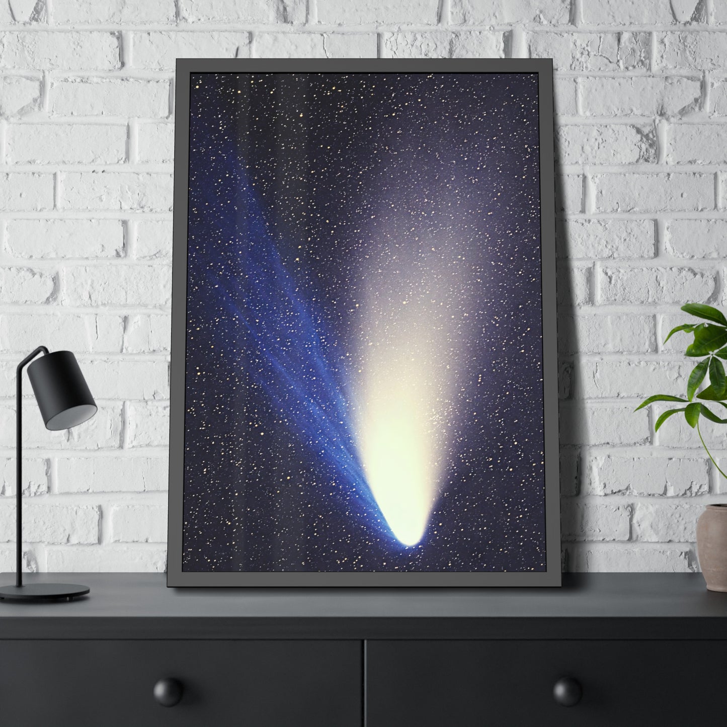 Comet Hale-Bopp Framed Paper Poster