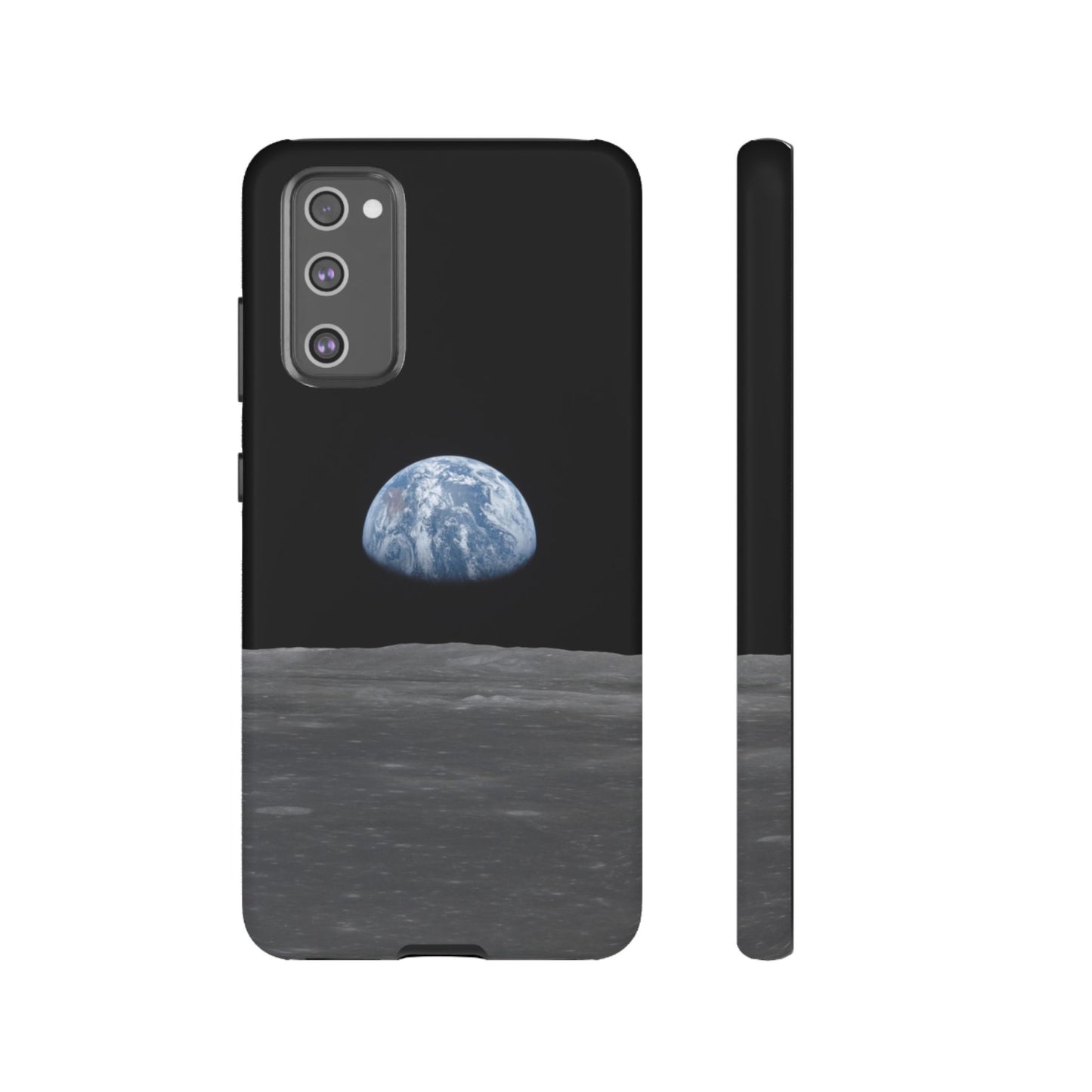 Earth From the Moon Tough Phone Case ~ iPhone Pixel Galaxy Apollo 11 Mission Outer Space Exploration NASA Astronauts Science Teacher Gift