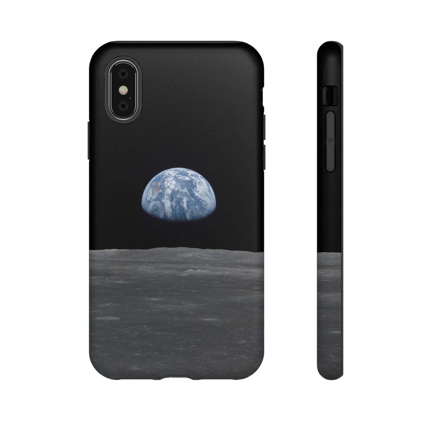 Earth From the Moon Tough Phone Case ~ iPhone Pixel Galaxy Apollo 11 Mission Outer Space Exploration NASA Astronauts Science Teacher Gift