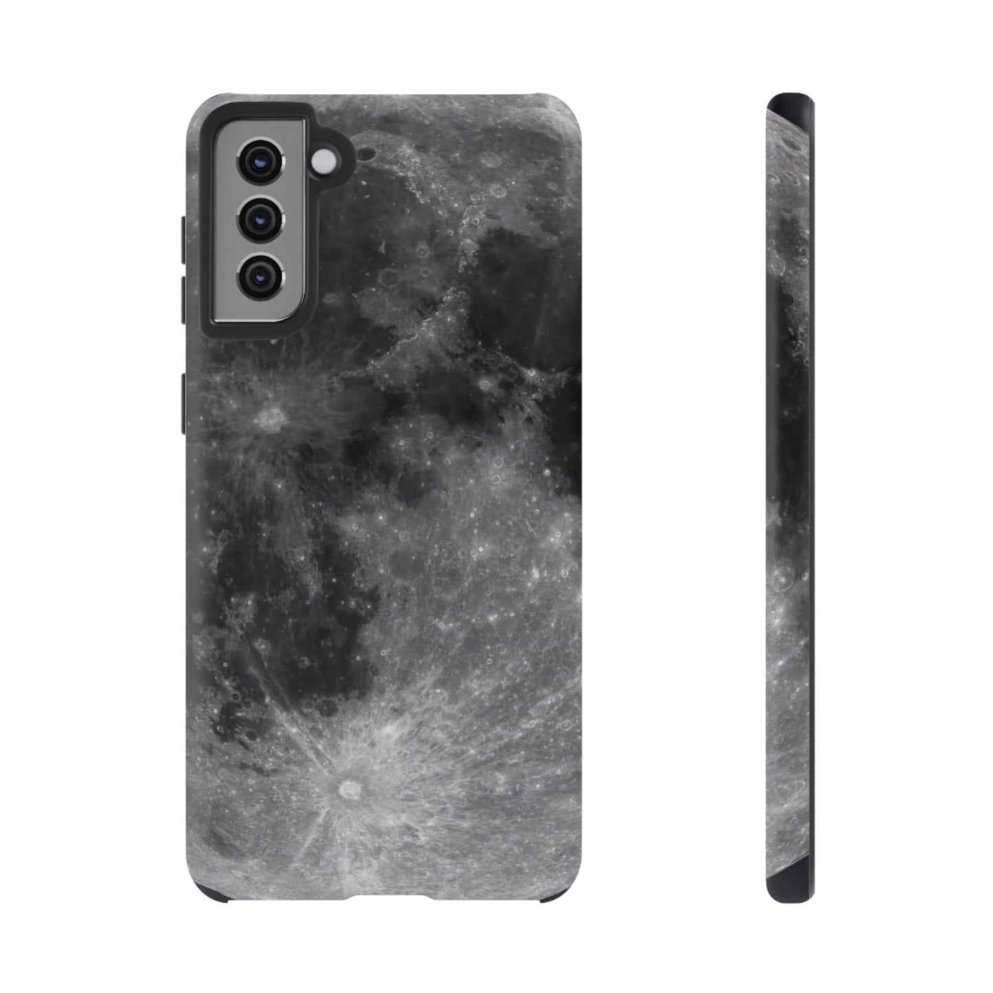 Moon Surface Tough Phone Case ~ iPhone Pixel Galaxy Rugged Protective