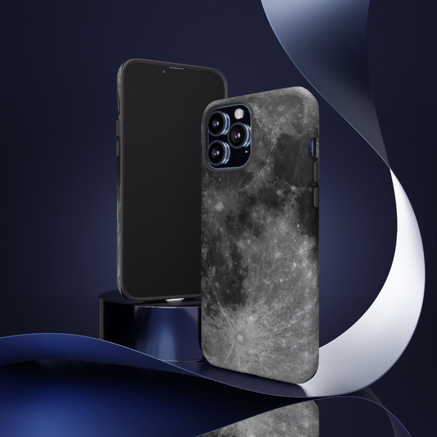 Moon Surface Tough Phone Case ~ iPhone Pixel Galaxy Rugged Protective