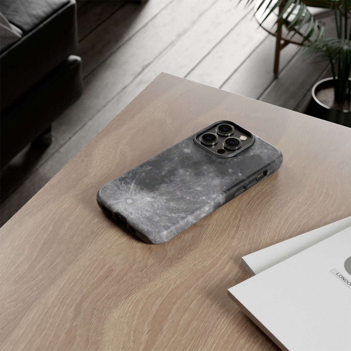Moon Surface Tough Phone Case ~ iPhone Pixel Galaxy Rugged Protective