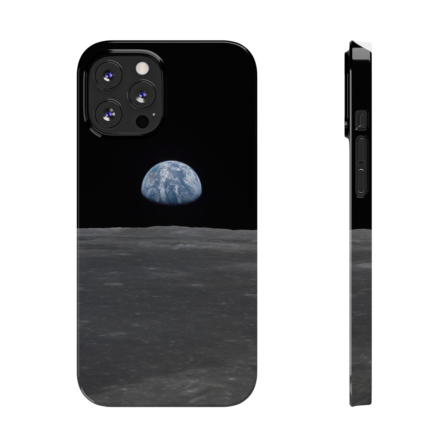 Blue Marble Earth from Moon Slim iPhone Cases