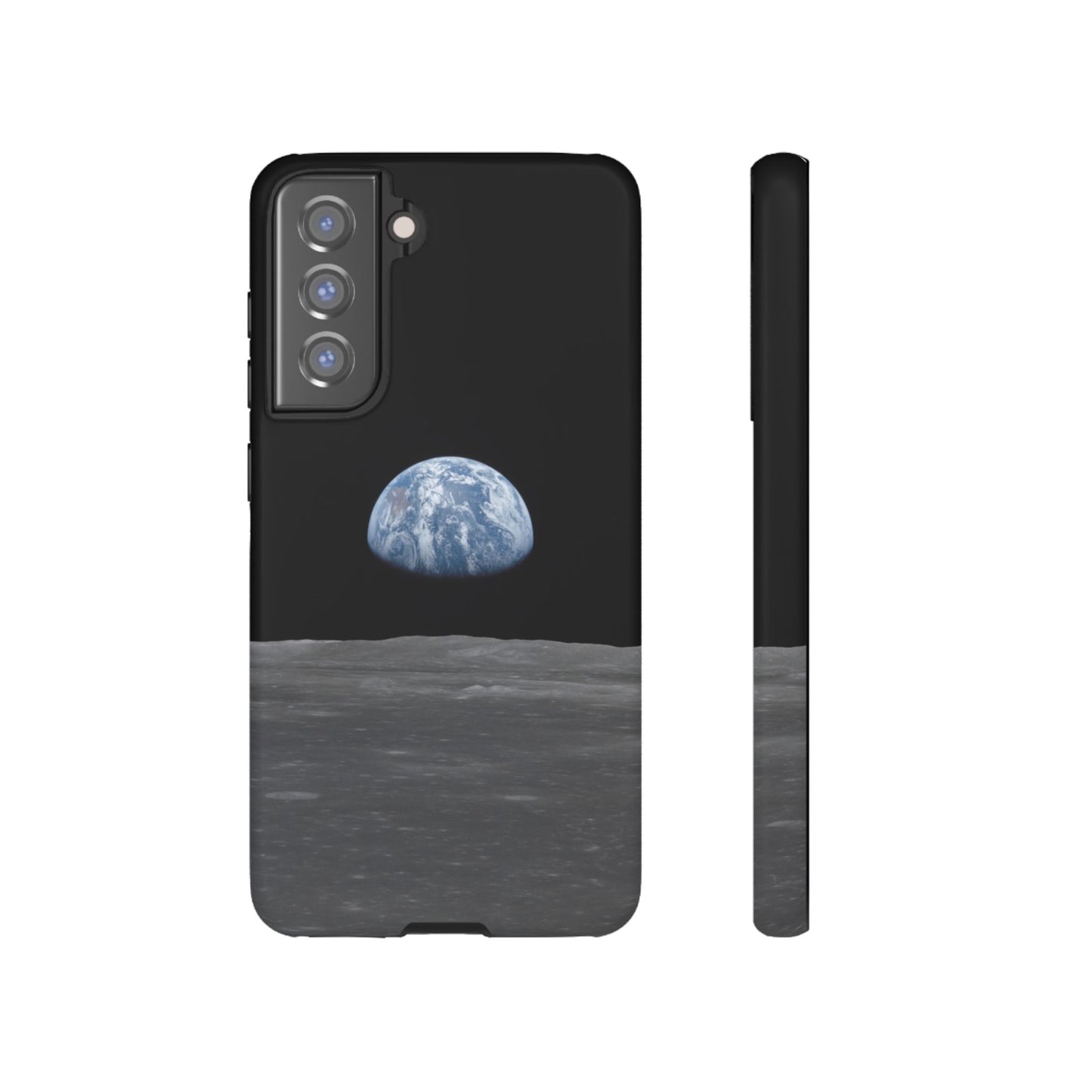 Earth From the Moon Tough Phone Case ~ iPhone Pixel Galaxy Apollo 11 Mission Outer Space Exploration NASA Astronauts Science Teacher Gift