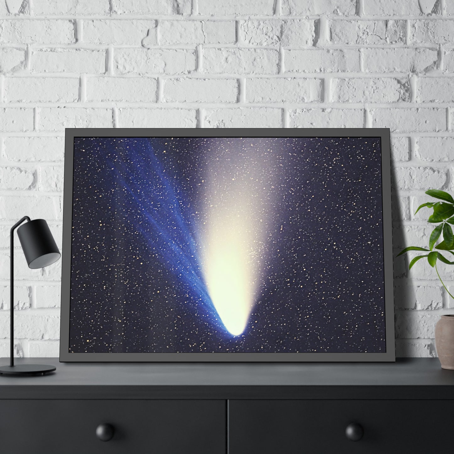 Comet Hale-Bopp Framed Paper Poster