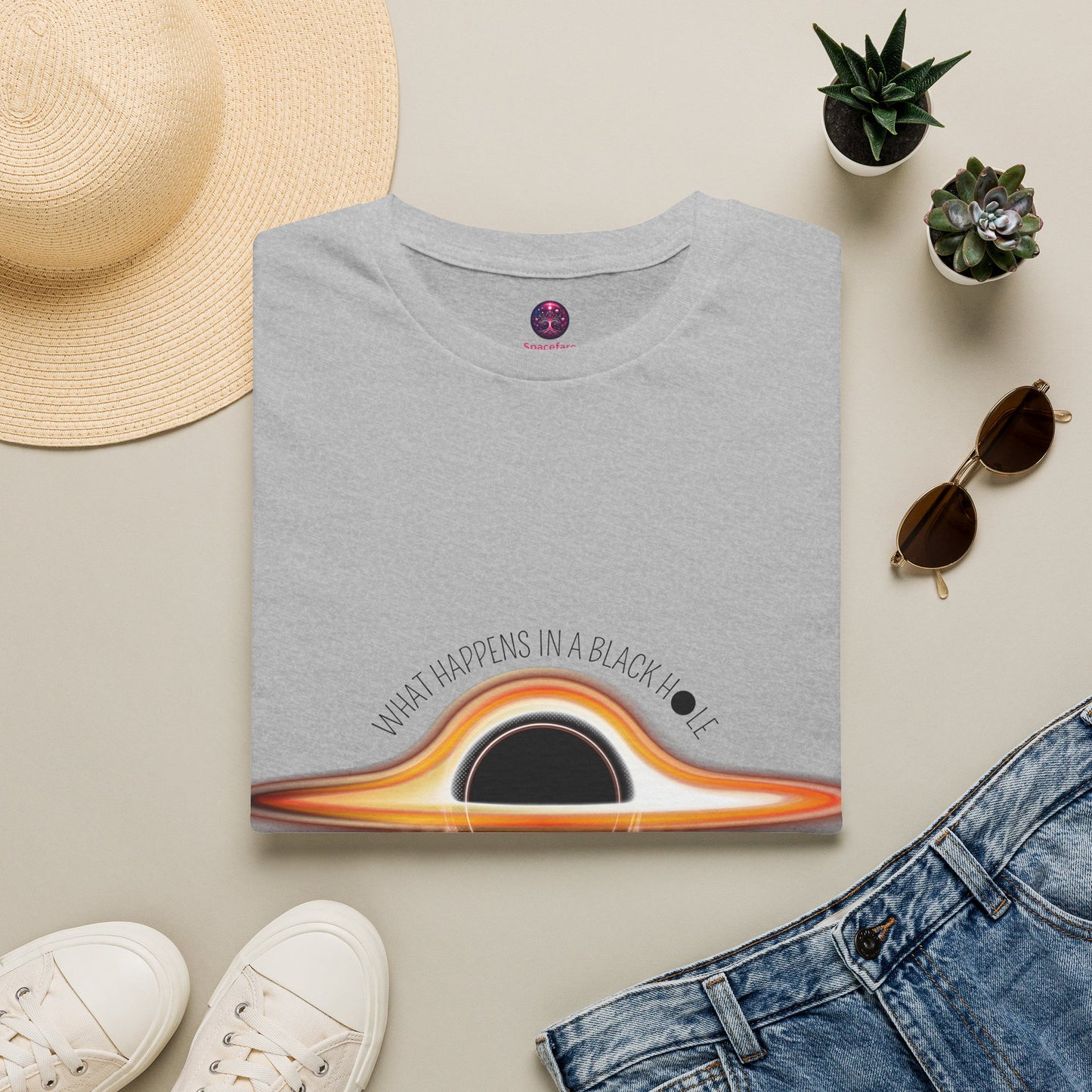 What Happens in a Black Hole Stays in a Black Hole T Shirt, Black Holes Exist... Do you want to try and see what happens in a Black Hole?