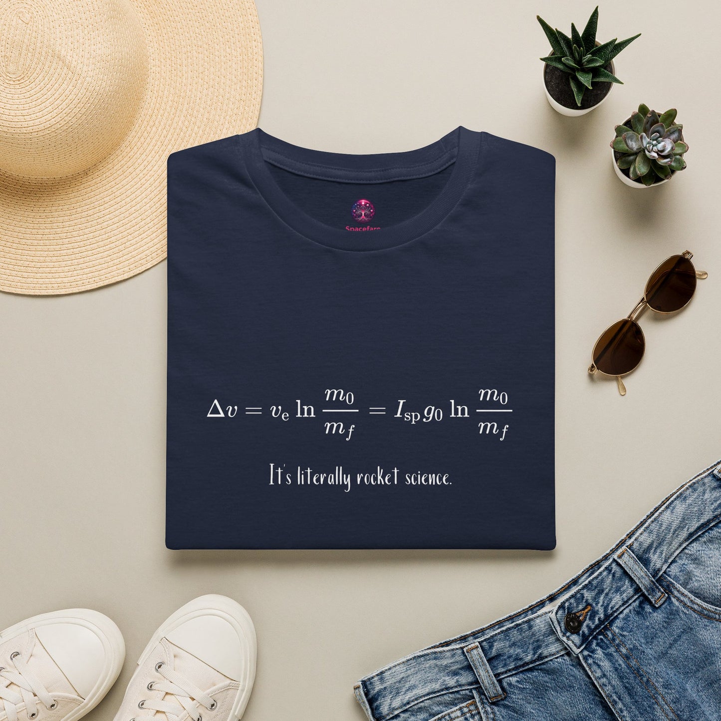 It's Literally Rocket Science Shirt ~ Tsiolkovsky Rocket Equation Astrophysics Science Present Physics Shirt Nerdcore Geek Fashion Teacher T