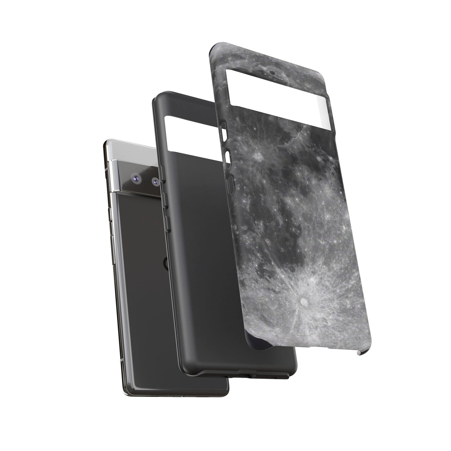 Moon Surface Tough Phone Case ~ iPhone Pixel Galaxy Rugged Protective