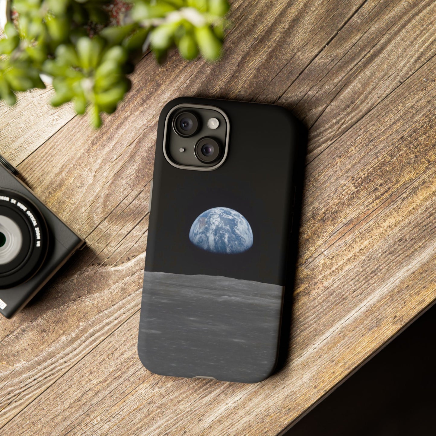 Earth From the Moon Tough Phone Case ~ iPhone Pixel Galaxy Apollo 11 Mission Outer Space Exploration NASA Astronauts Science Teacher Gift