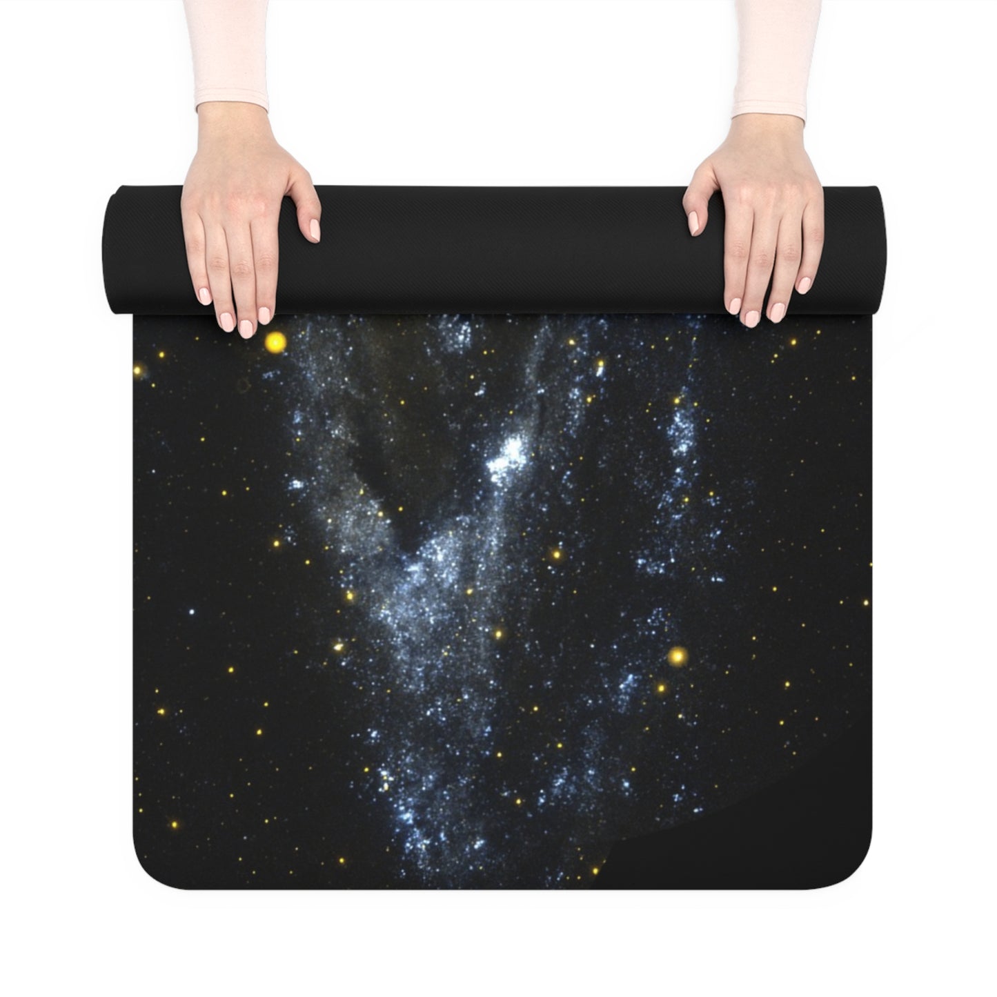 Andromeda Galaxy Yoga Mat