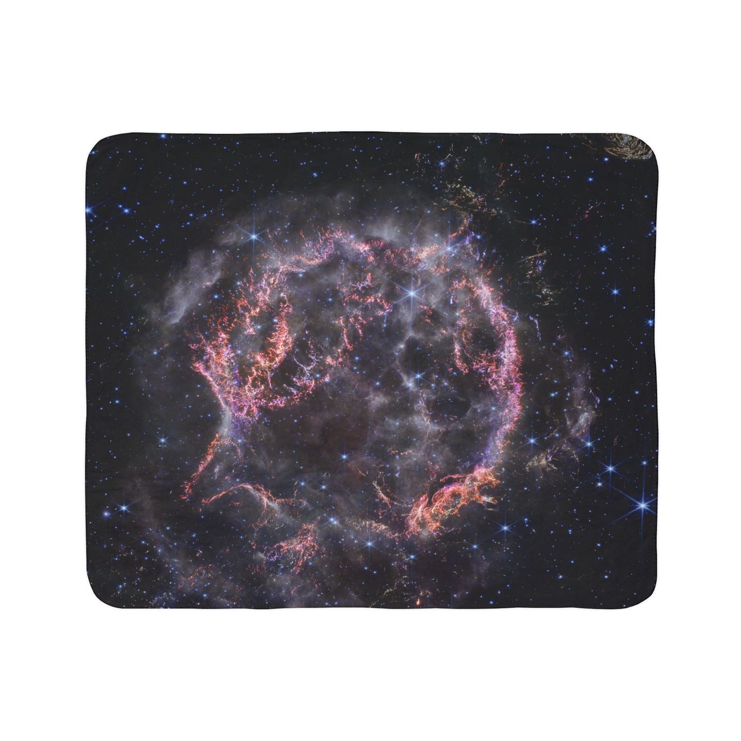 James Webb NASA Cas A Blanket ~ Astronomy Galaxies Universe Supernova Expansion Cosmic Astronaut Space Science Numinous Wonder Cassiopeia A