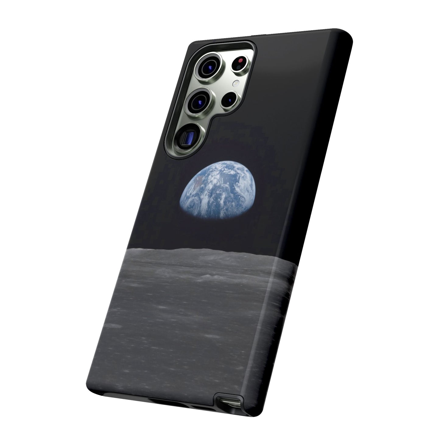 Earth From the Moon Tough Phone Case ~ iPhone Pixel Galaxy Apollo 11 Mission Outer Space Exploration NASA Astronauts Science Teacher Gift