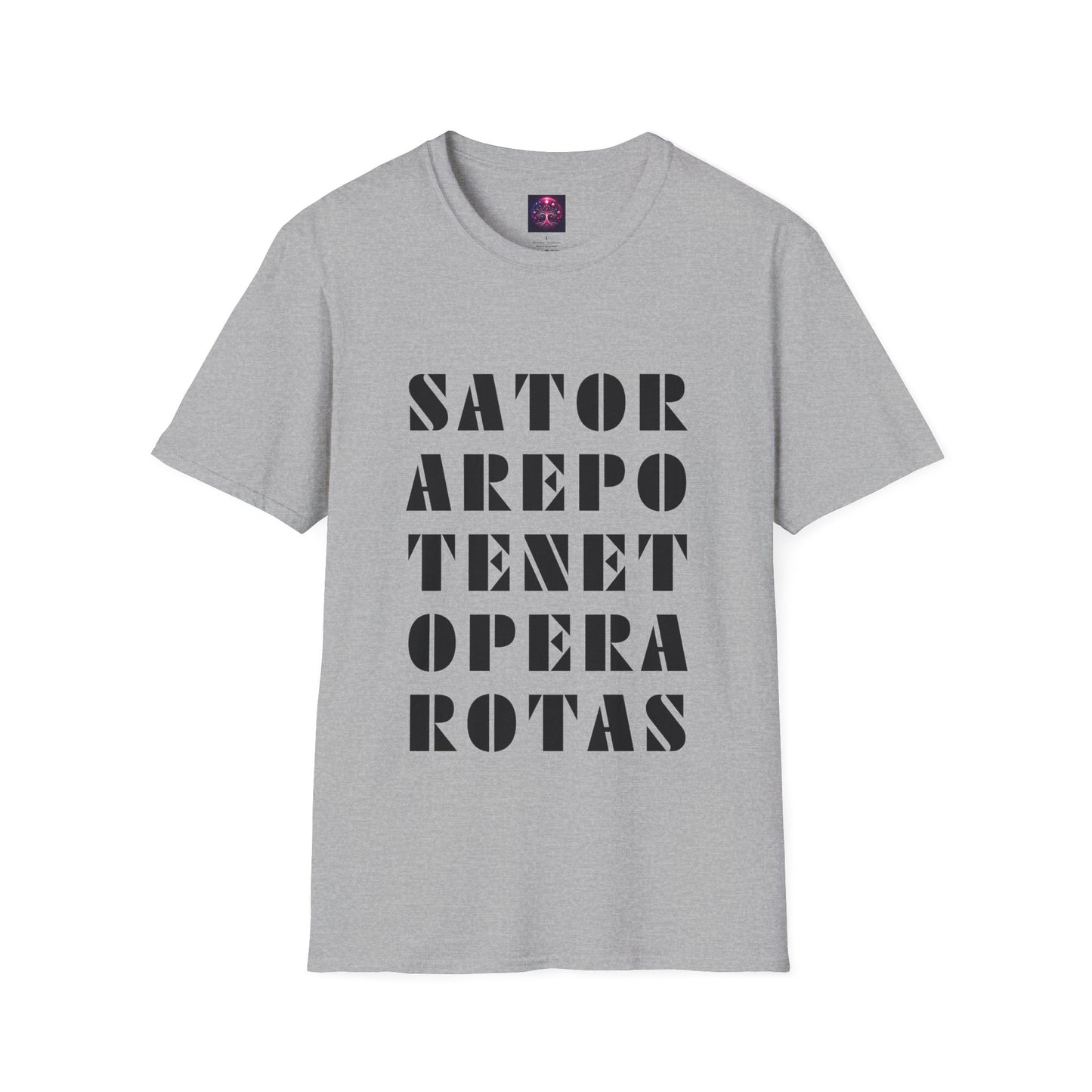 Sator Arepo Tenet Opera Rotas T Shirt ~ Ancient Mystery Latin Palindrome Pompeii Meme Secret History Magic Templar Square Rune Charm Gift
