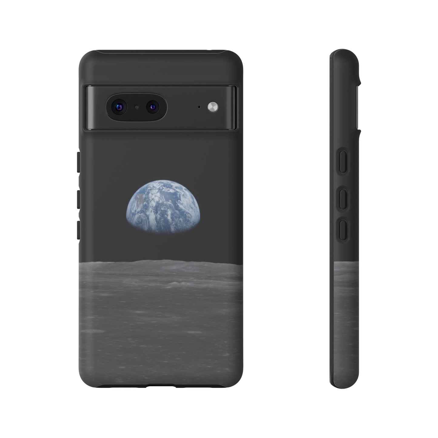 Earth From the Moon Tough Phone Case ~ iPhone Pixel Galaxy Apollo 11 Mission Outer Space Exploration NASA Astronauts Science Teacher Gift