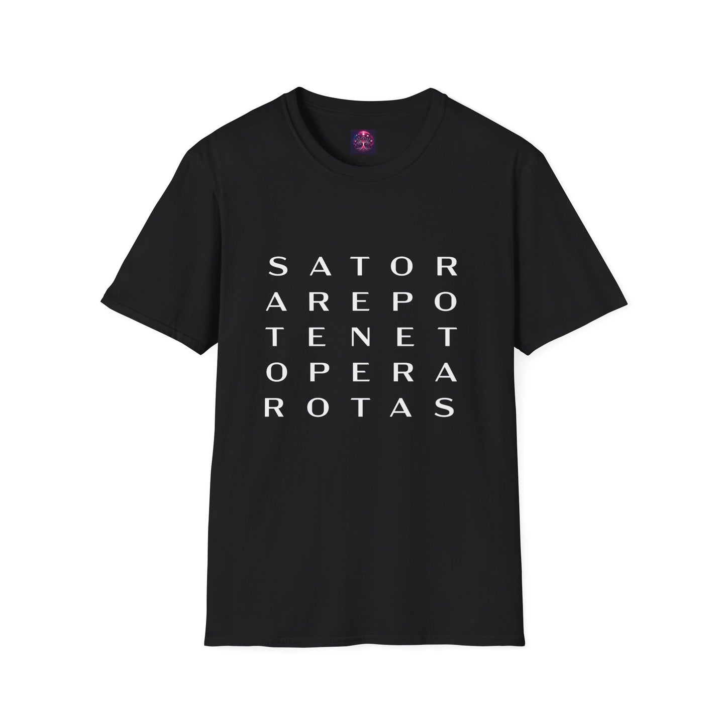 Sator Cube T Shirt ~ Sator Arepo Tenet Opera Rotas ~ Ancient Mystery Latin Palindrome Pompeii Secret History Magic Templar Square Rune Charm