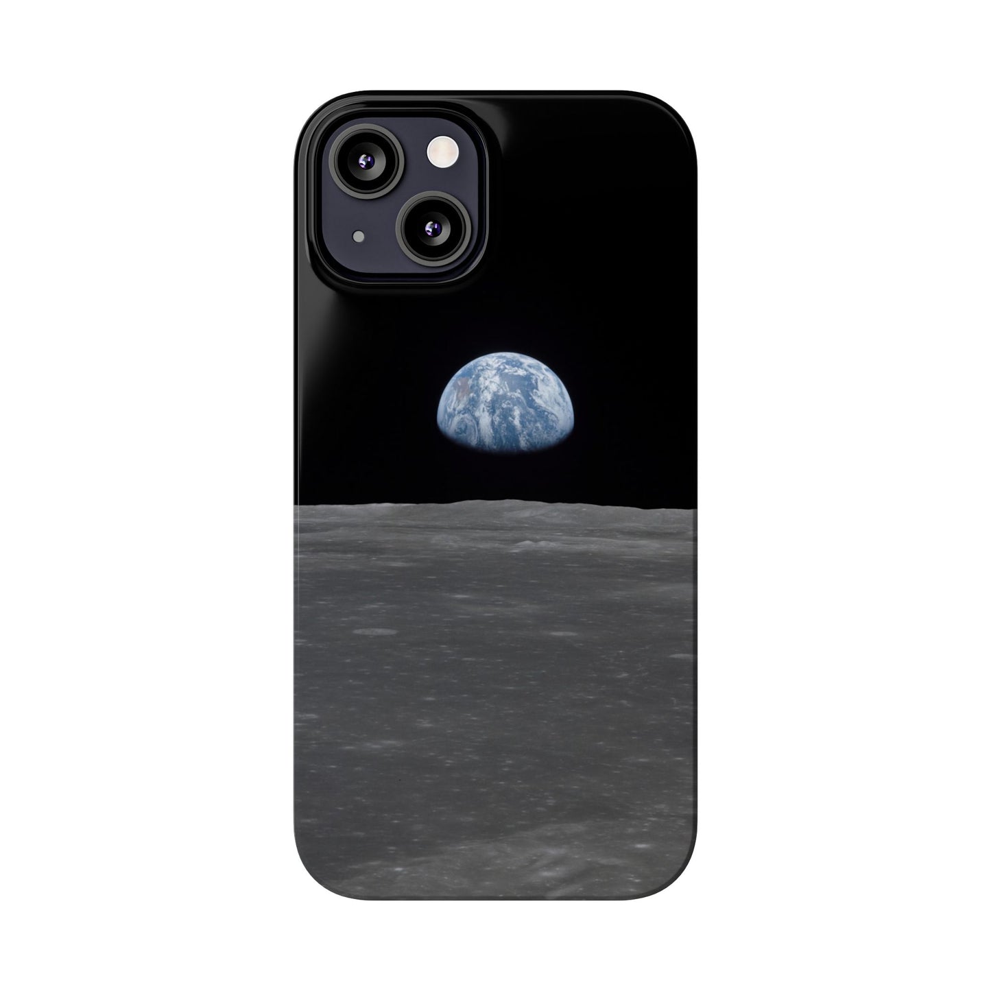 Blue Marble Earth from Moon Slim iPhone Cases