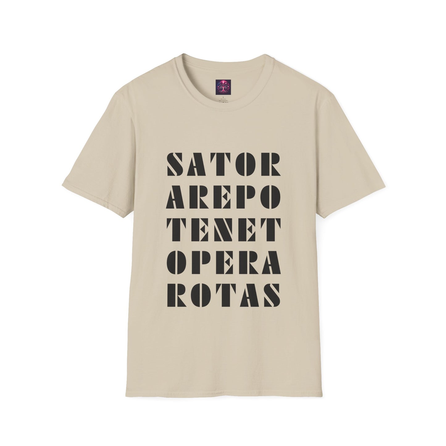 Sator Arepo Tenet Opera Rotas T Shirt ~ Ancient Mystery Latin Palindrome Pompeii Meme Secret History Magic Templar Square Rune Charm Gift